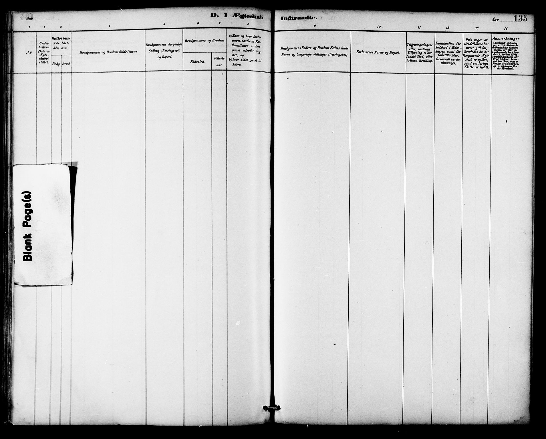 Ministerialprotokoller, klokkerbøker og fødselsregistre - Nordland, AV/SAT-A-1459/892/L1320: Parish register (official) no. 892A01, 1886-1901, p. 135