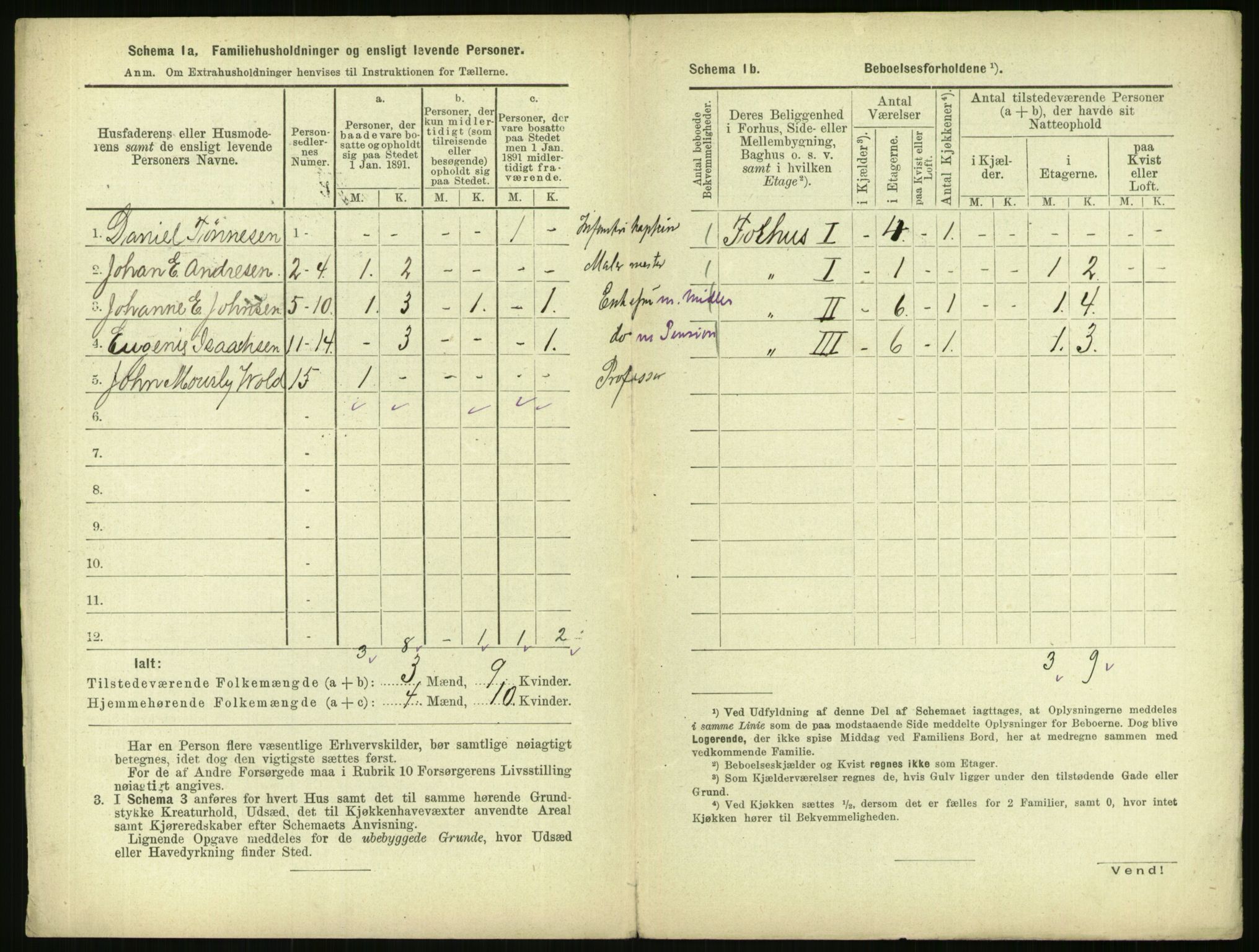 RA, 1891 census for 0301 Kristiania, 1891, p. 45451