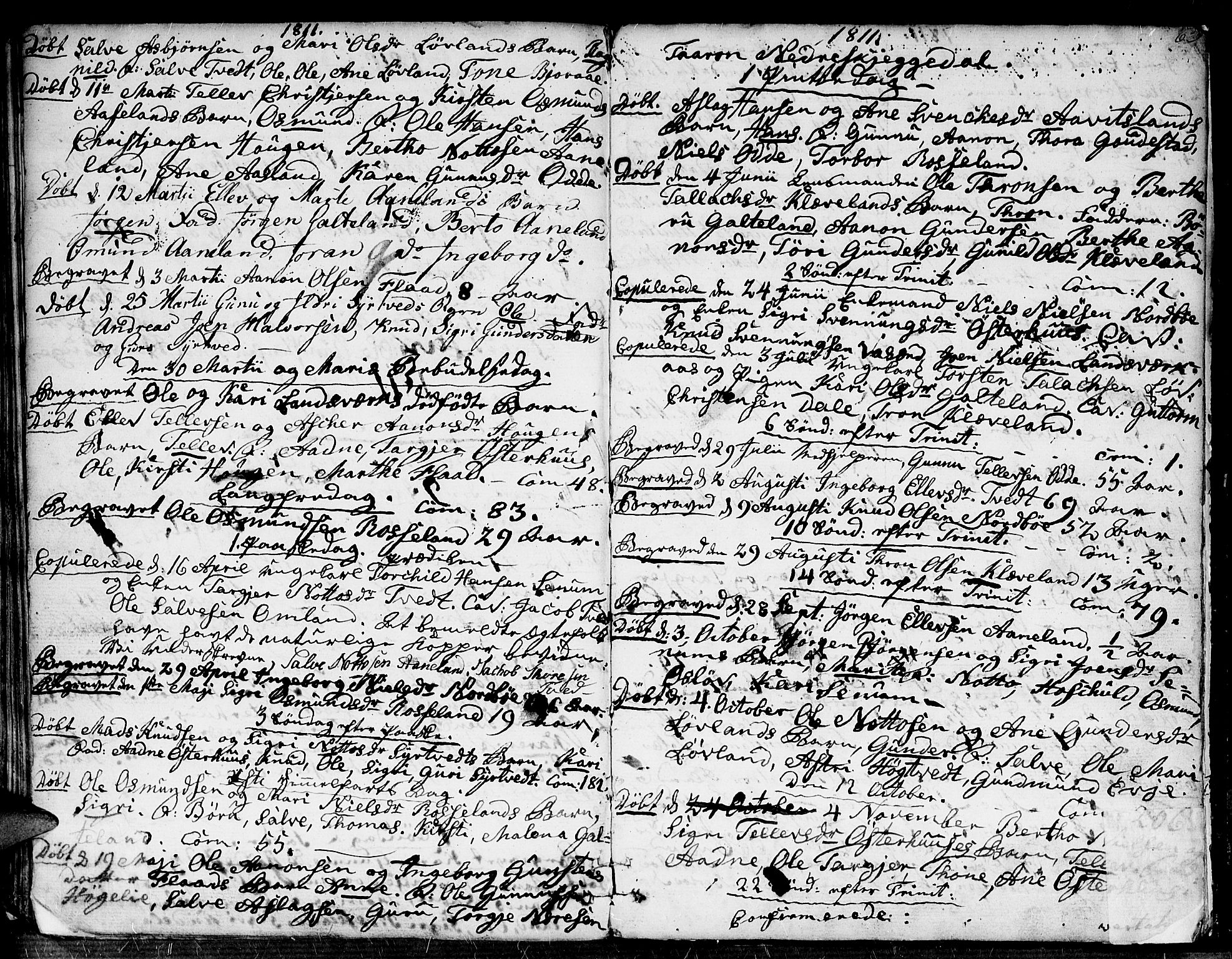Evje sokneprestkontor, AV/SAK-1111-0008/F/Fa/Faa/L0003: Parish register (official) no. A 3, 1787-1816, p. 63