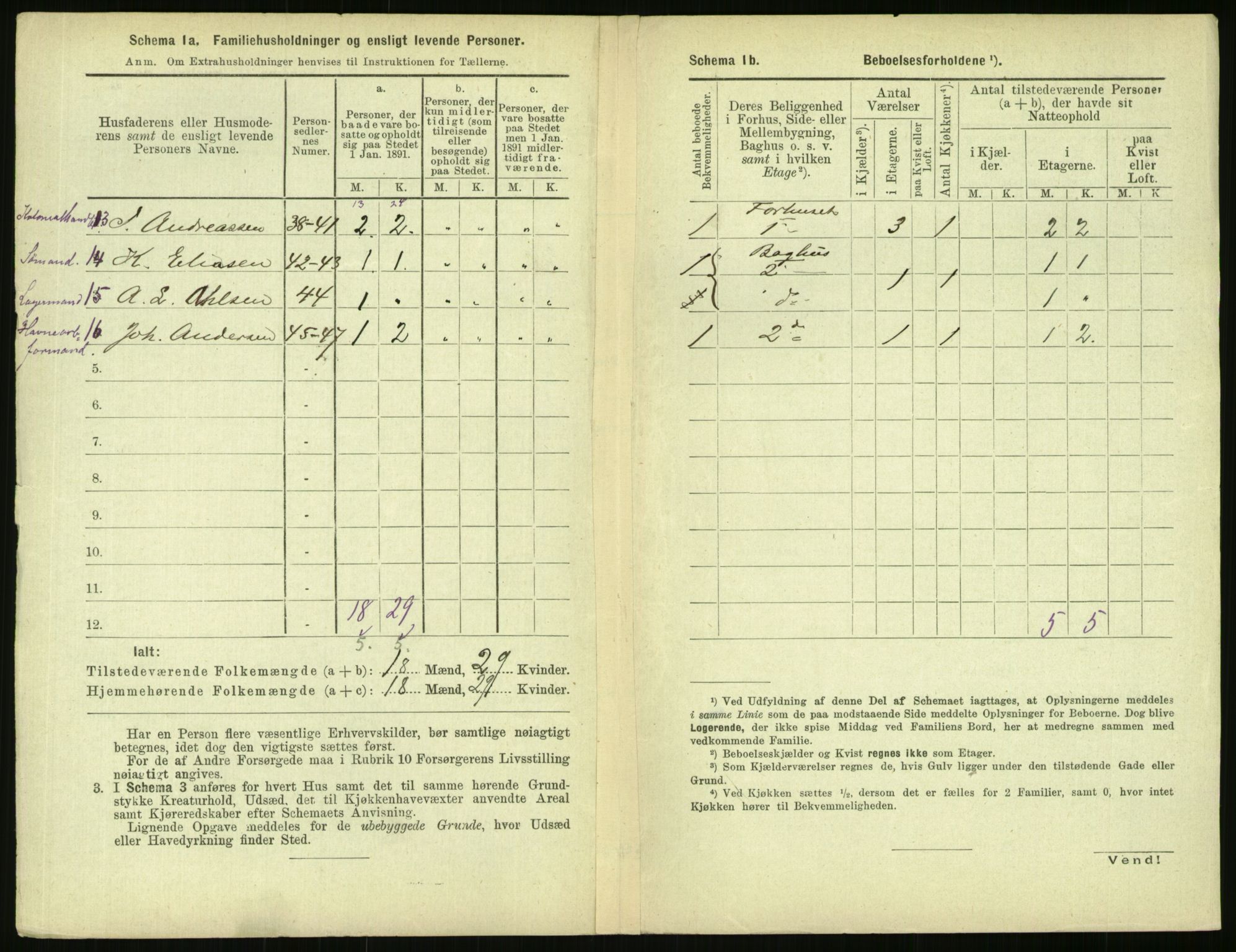 RA, 1891 census for 0301 Kristiania, 1891, p. 89650