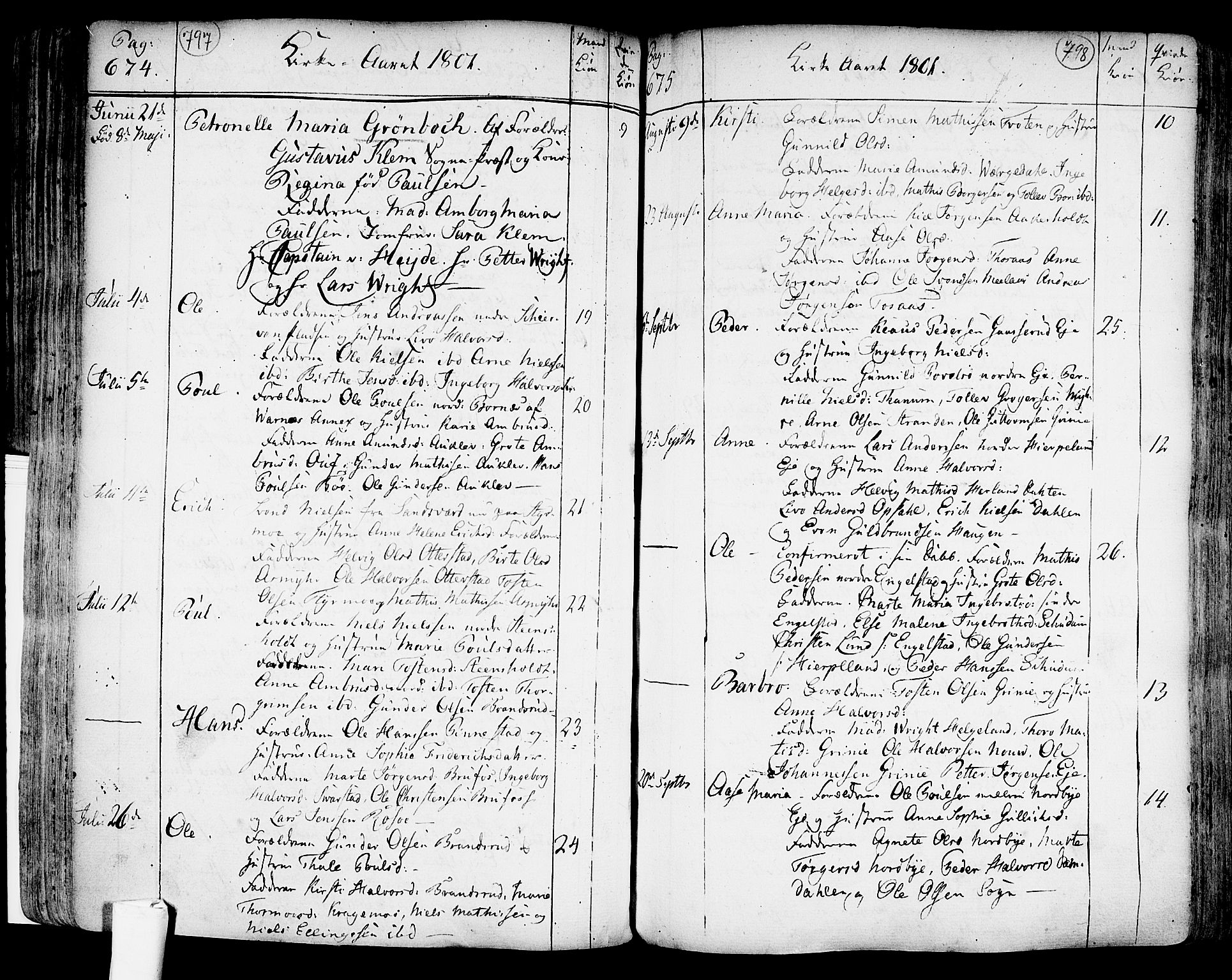 Lardal kirkebøker, SAKO/A-350/F/Fa/L0003: Parish register (official) no. I 3, 1733-1815, p. 797-798