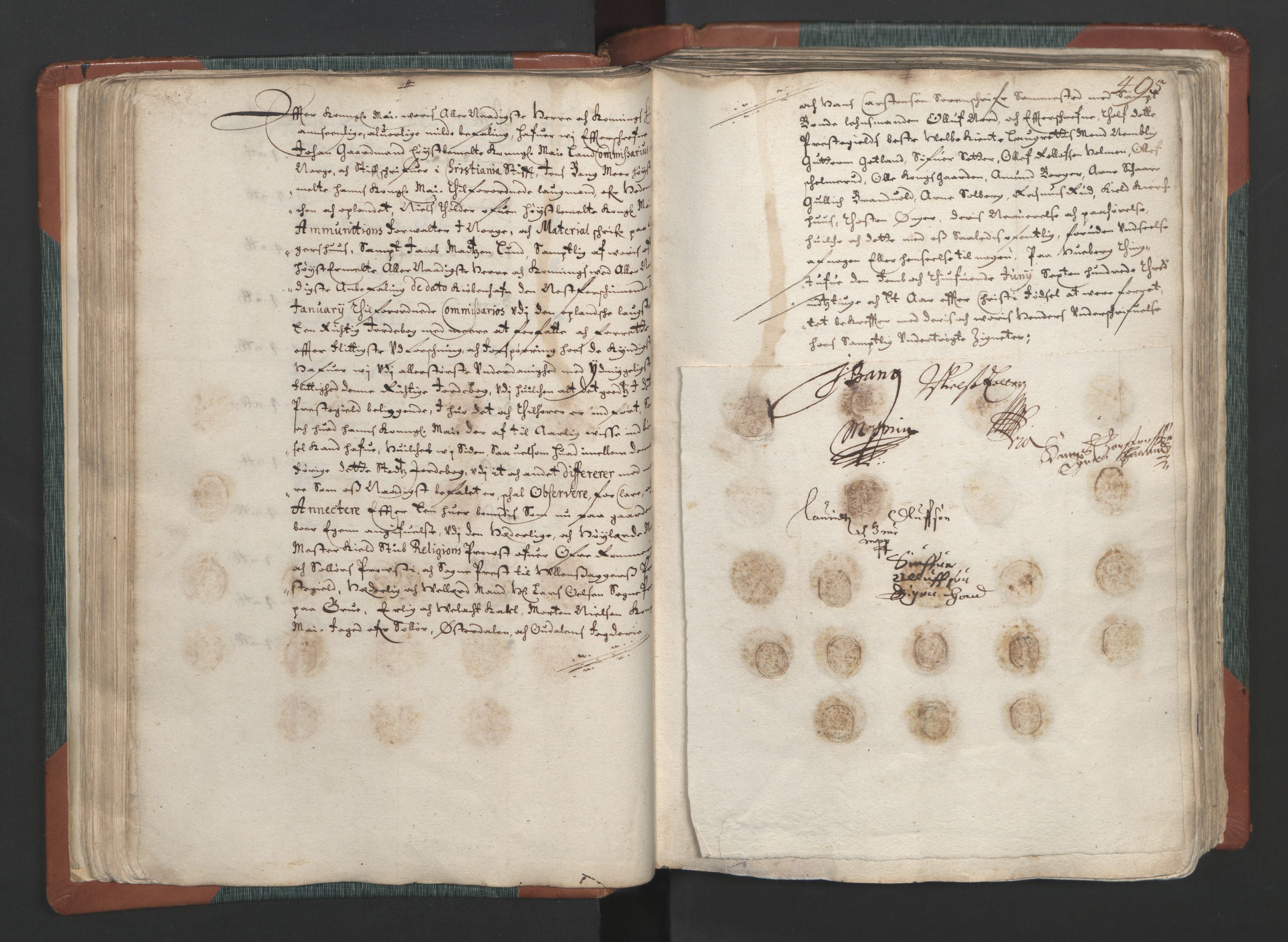 Rentekammeret inntil 1814, Realistisk ordnet avdeling, AV/RA-EA-4070/L/L0009: Oppland lagdømme. Alminnelig jordebok med skatteligning for Solør, Østerdal, Hadeland og Valdres., 1661, p. 494b-495a
