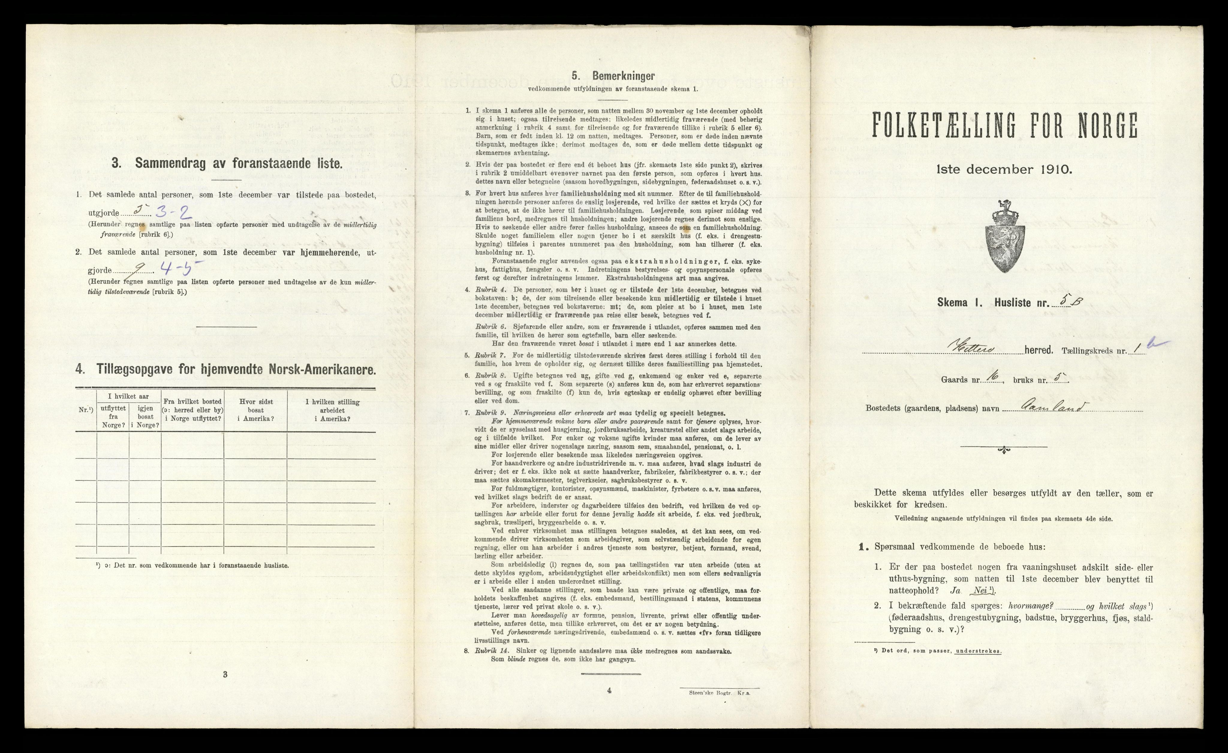 RA, 1910 census for Hidra, 1910, p. 233