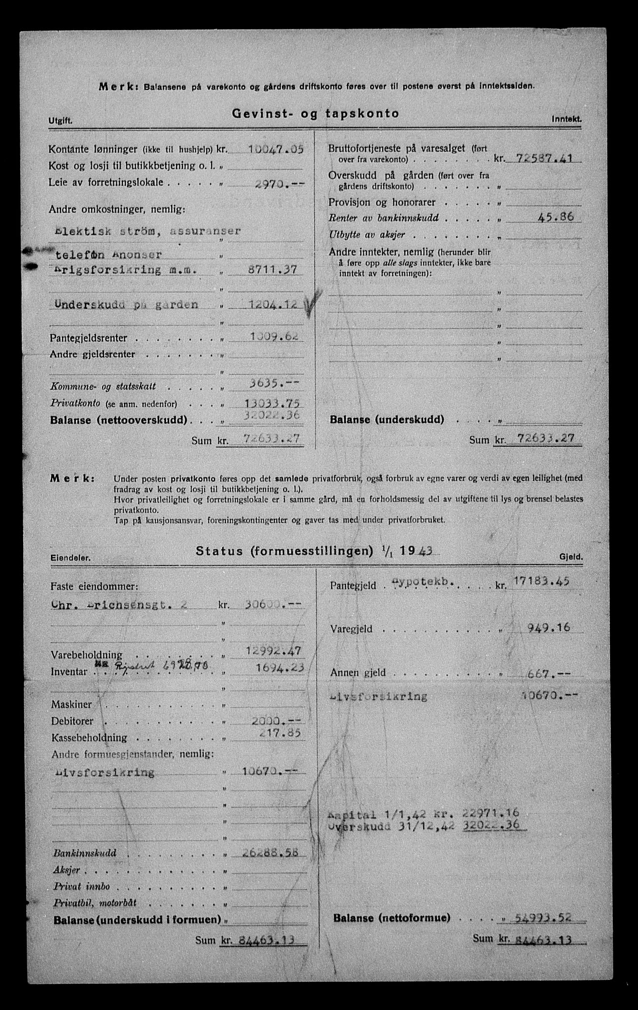 Justisdepartementet, Tilbakeføringskontoret for inndratte formuer, AV/RA-S-1564/H/Hc/Hcd/L1008: --, 1945-1947, p. 451