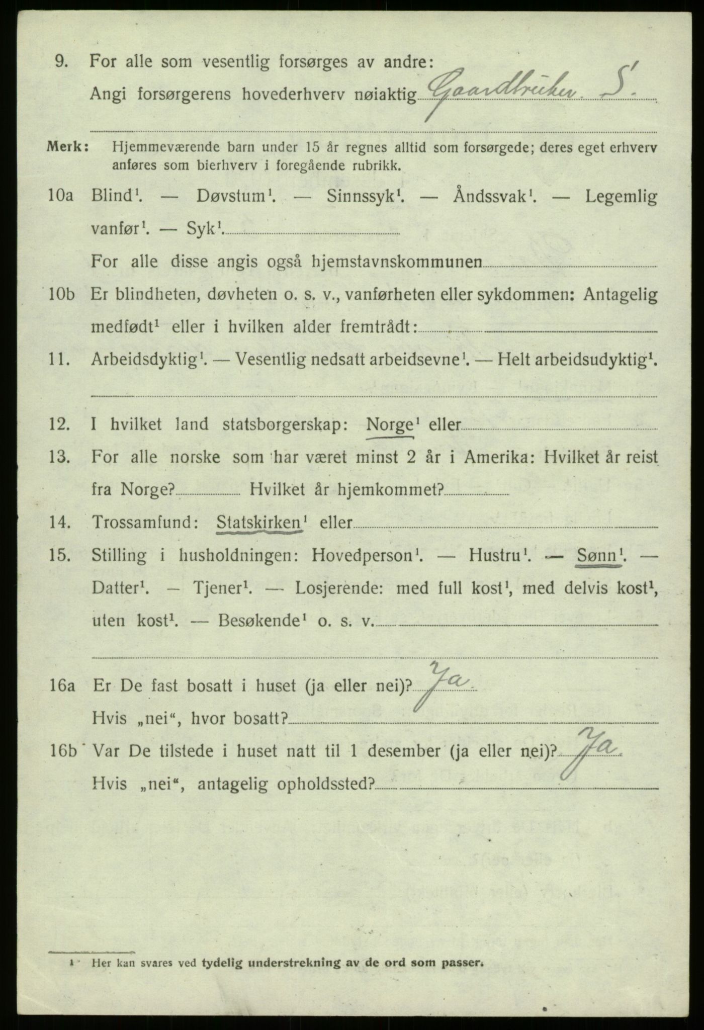 SAB, 1920 census for Davik, 1920, p. 1202