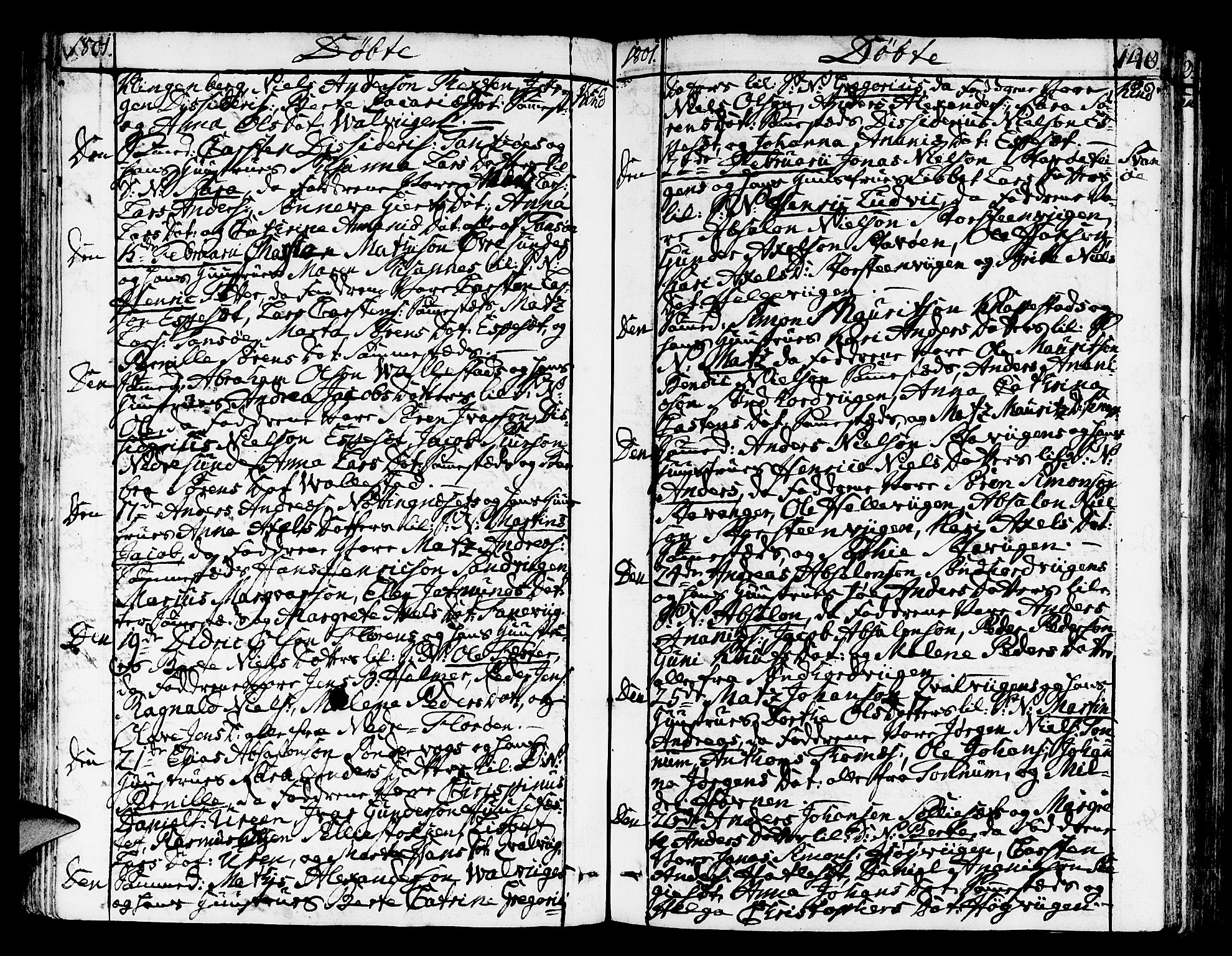 Kinn sokneprestembete, AV/SAB-A-80801/H/Haa/Haaa/L0003: Parish register (official) no. A 3, 1785-1821, p. 140