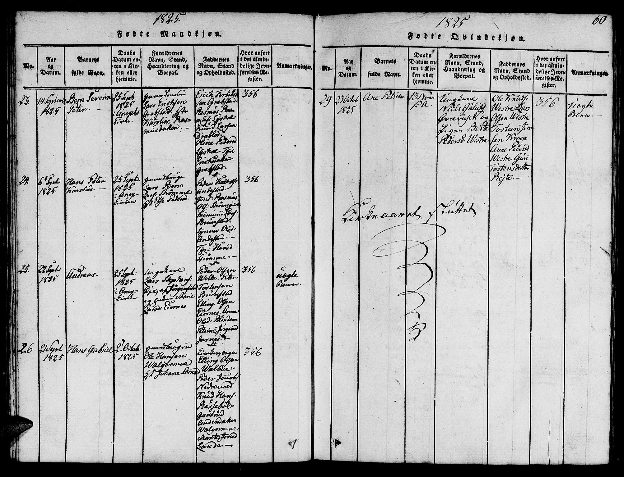 Ministerialprotokoller, klokkerbøker og fødselsregistre - Møre og Romsdal, AV/SAT-A-1454/522/L0322: Parish register (copy) no. 522C01, 1816-1830, p. 60