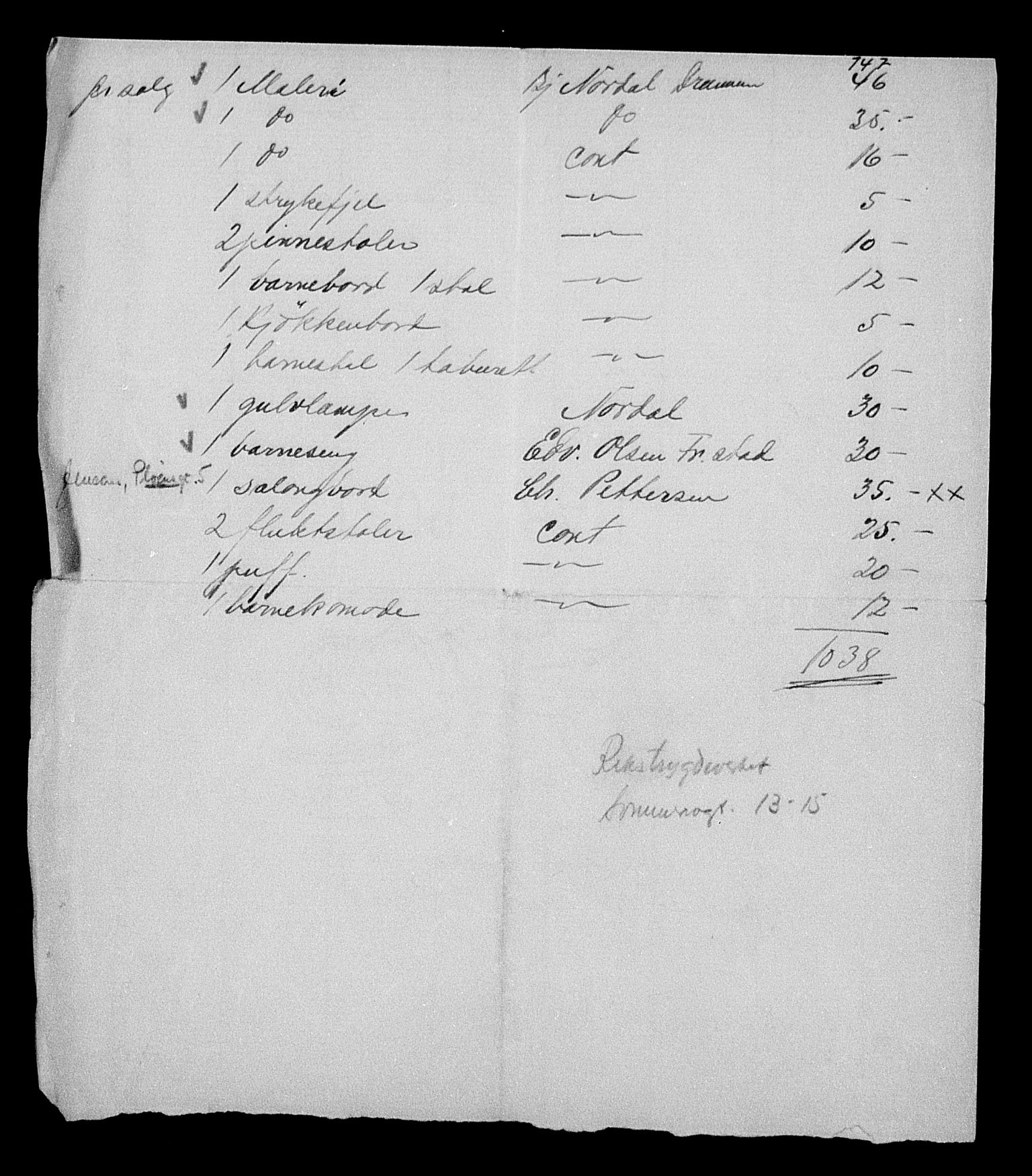 Justisdepartementet, Tilbakeføringskontoret for inndratte formuer, AV/RA-S-1564/H/Hc/Hcc/L0988: --, 1945-1947, p. 25