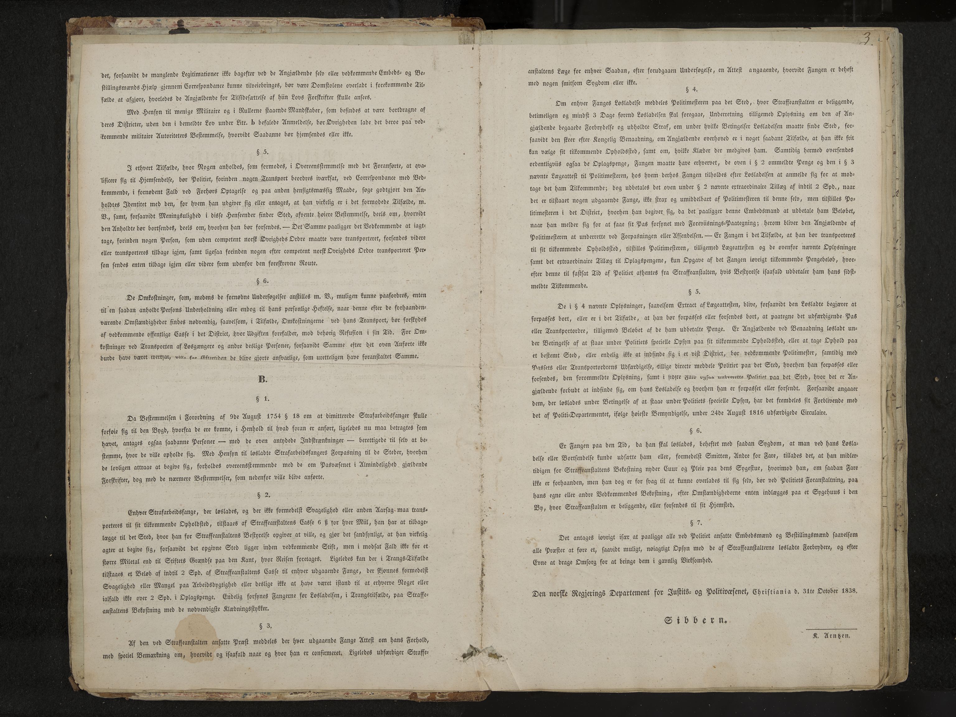 Drangedal formannskap og sentraladministrasjon, IKAK/0817021/A/L0001: Møtebok, 1837-1870, p. 3b