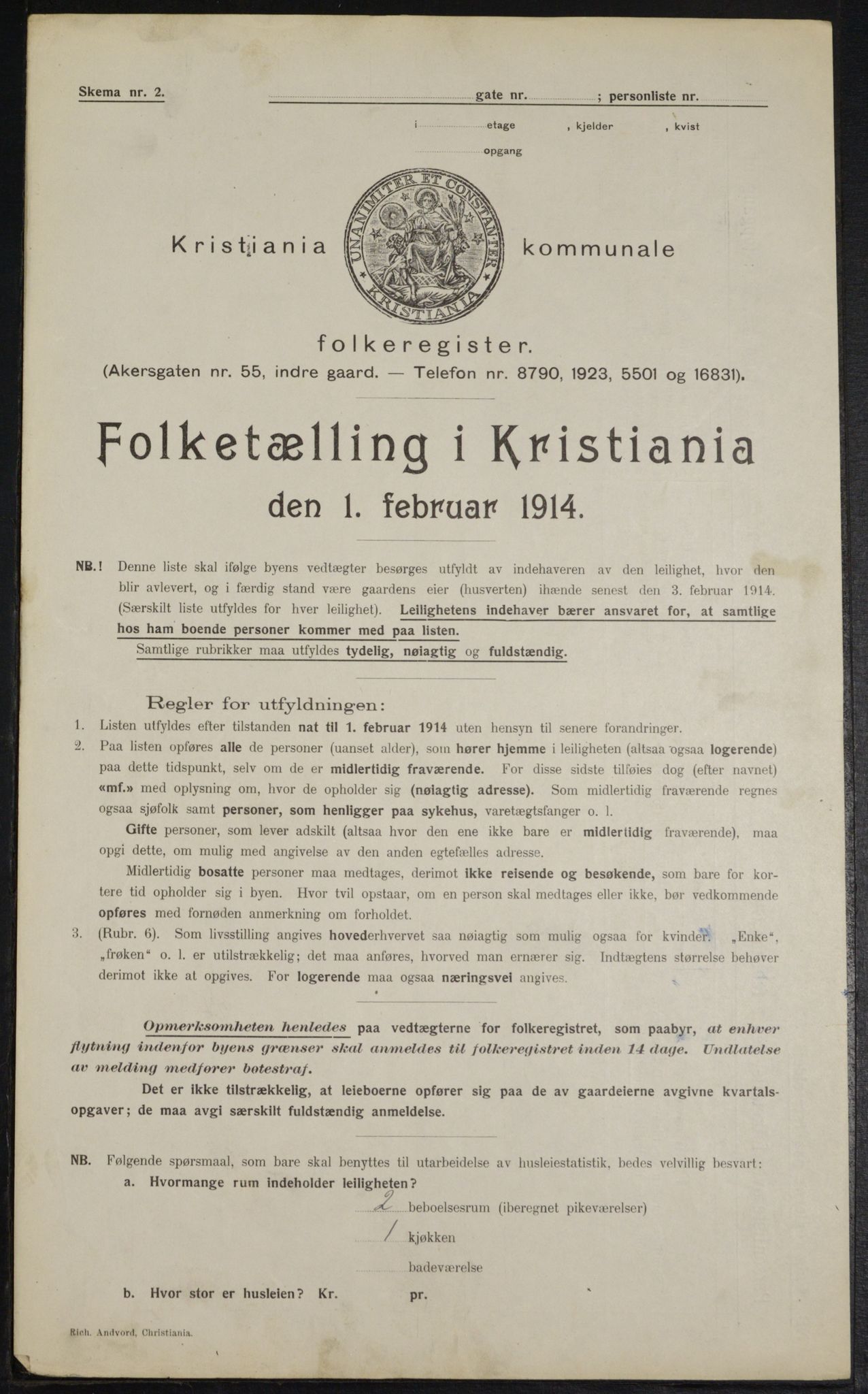 OBA, Municipal Census 1914 for Kristiania, 1914, p. 129597