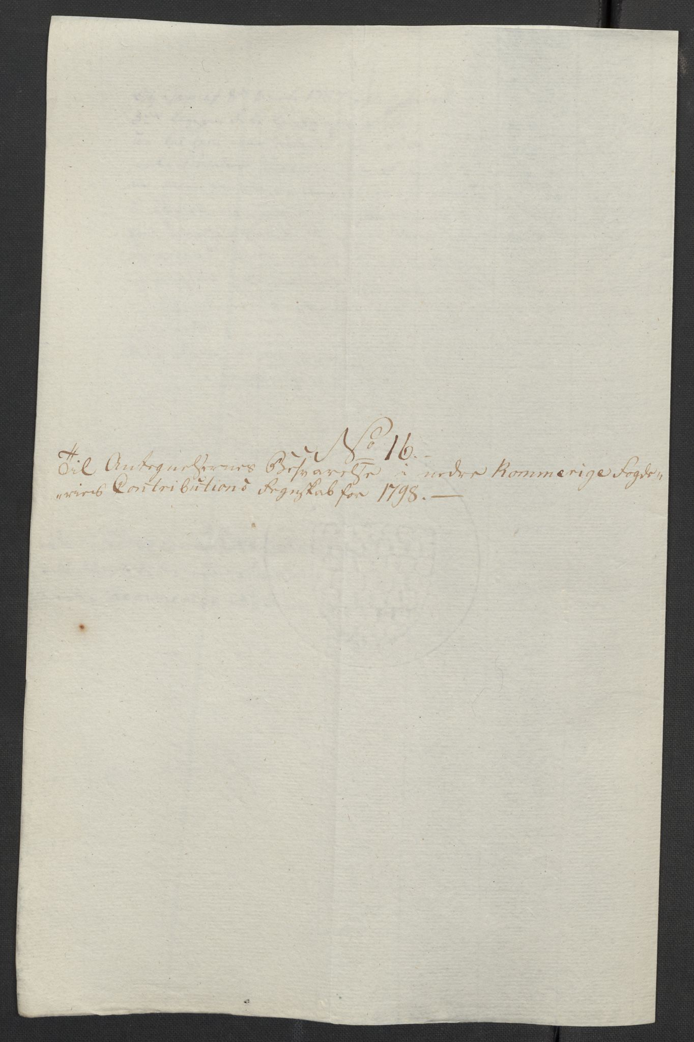 Rentekammeret inntil 1814, Reviderte regnskaper, Fogderegnskap, AV/RA-EA-4092/R11/L0674: Fogderegnskap Nedre Romerike, 1798, p. 596