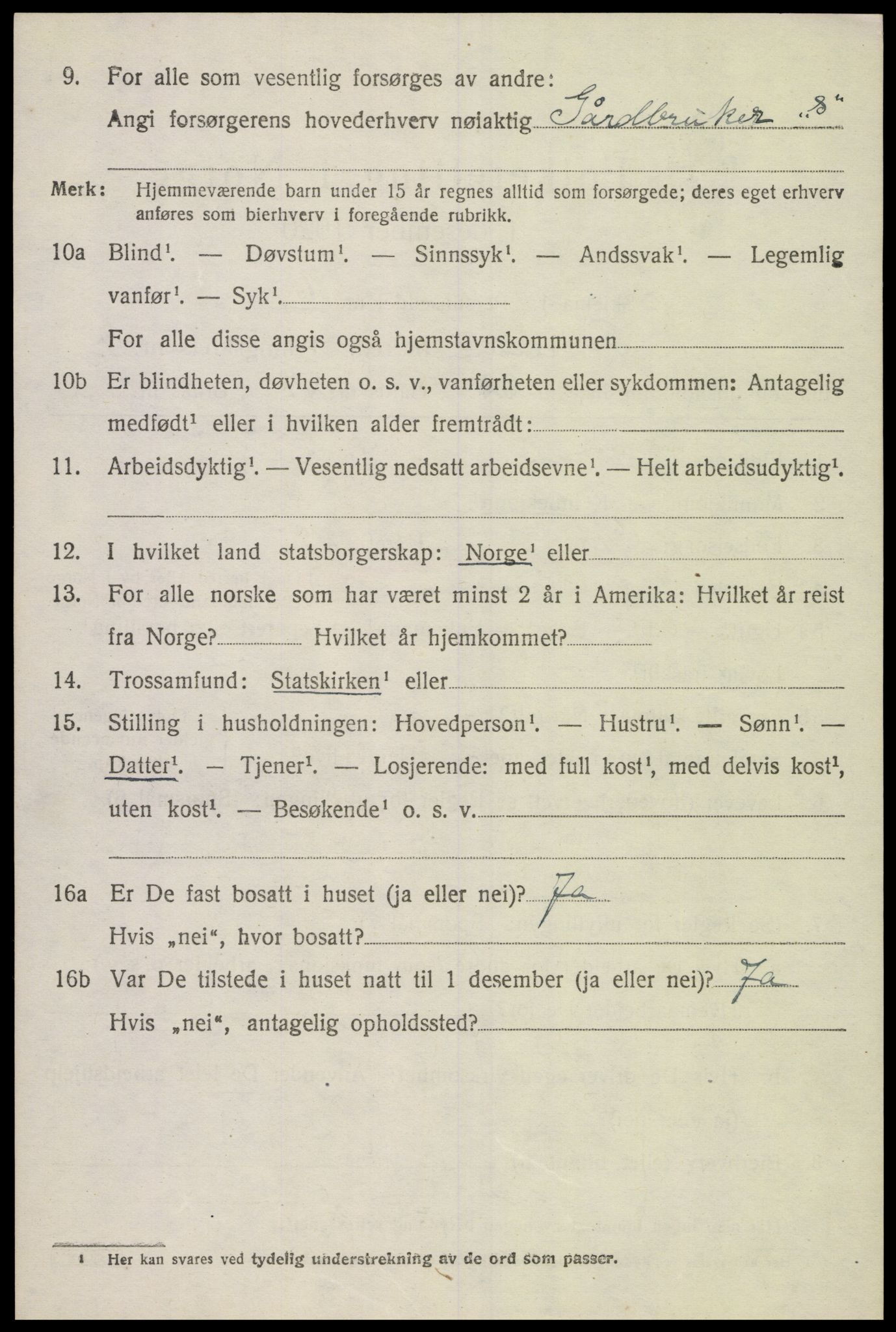 SAK, 1920 census for Finsland, 1920, p. 1795