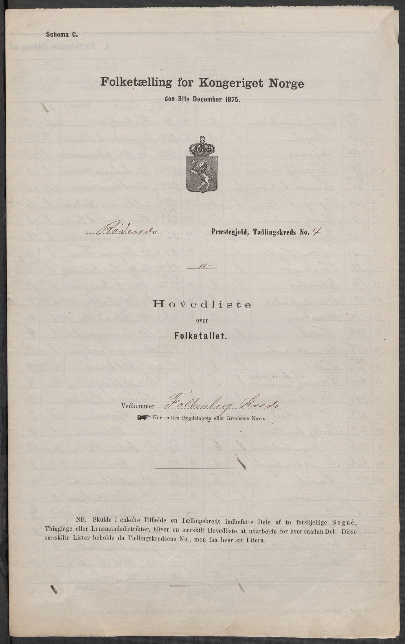 RA, 1875 census for 0120P Rødenes, 1875, p. 10