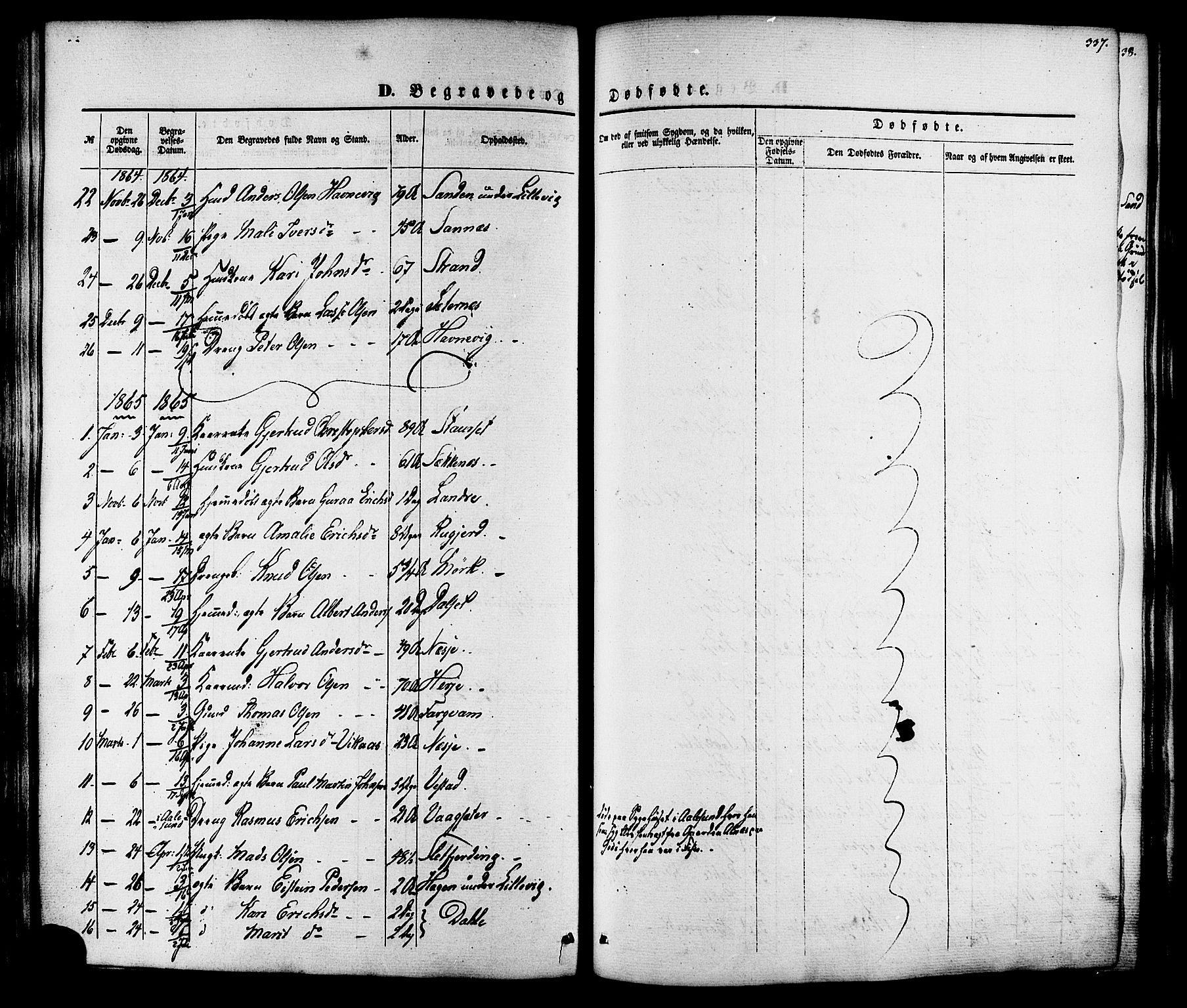 Ministerialprotokoller, klokkerbøker og fødselsregistre - Møre og Romsdal, AV/SAT-A-1454/547/L0603: Parish register (official) no. 547A05, 1846-1877, p. 337