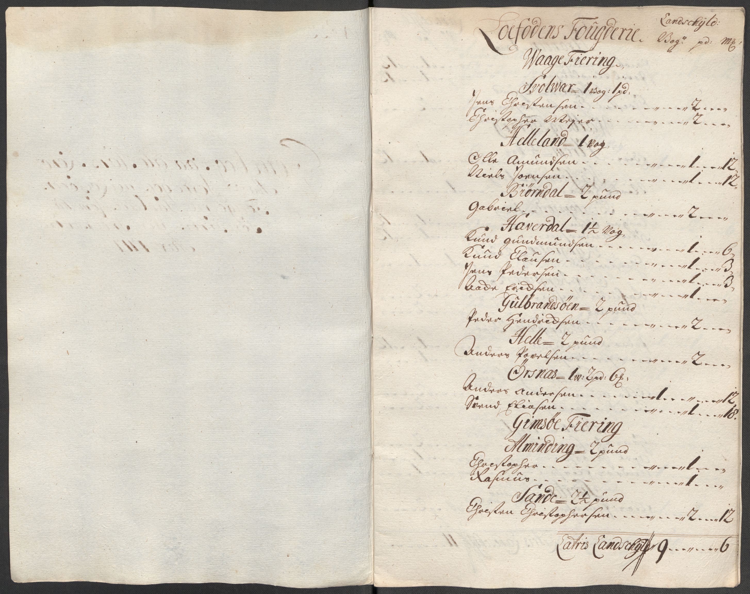 Rentekammeret inntil 1814, Reviderte regnskaper, Fogderegnskap, AV/RA-EA-4092/R67/L4683: Fogderegnskap Vesterålen, Andenes og Lofoten, 1717, p. 162