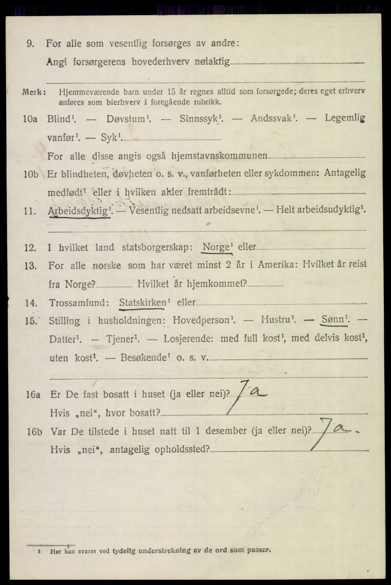 SAH, 1920 census for Øvre Rendal, 1920, p. 2042