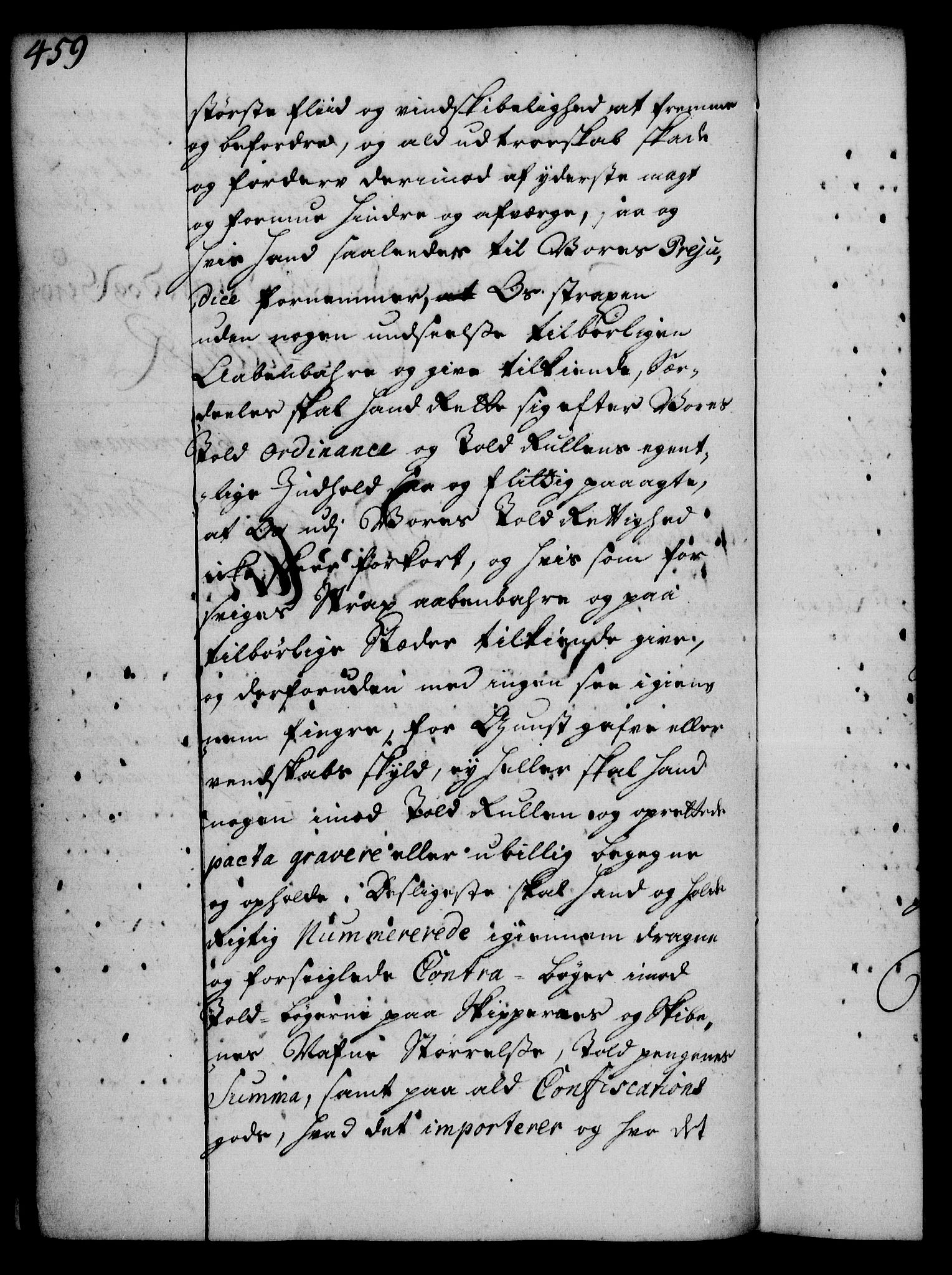 Rentekammeret, Kammerkanselliet, RA/EA-3111/G/Gg/Gge/L0002: Norsk bestallingsprotokoll med register (merket RK 53.26), 1730-1744, p. 459