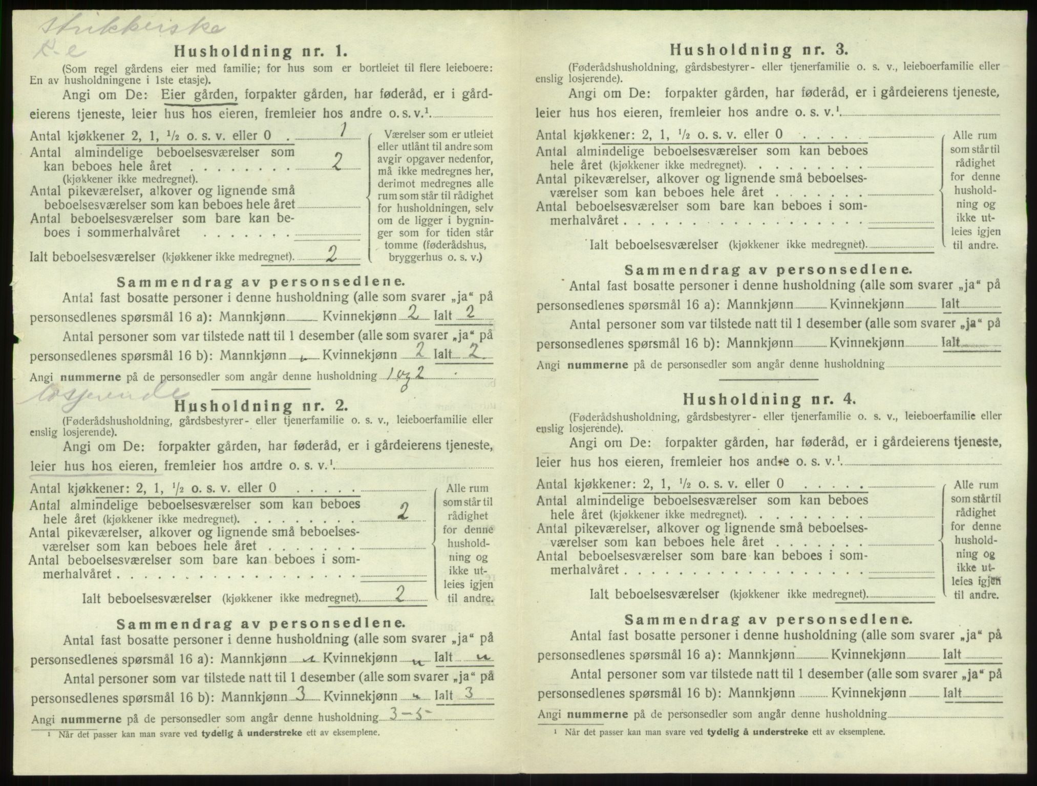 SAB, 1920 census for Sogndal, 1920, p. 605