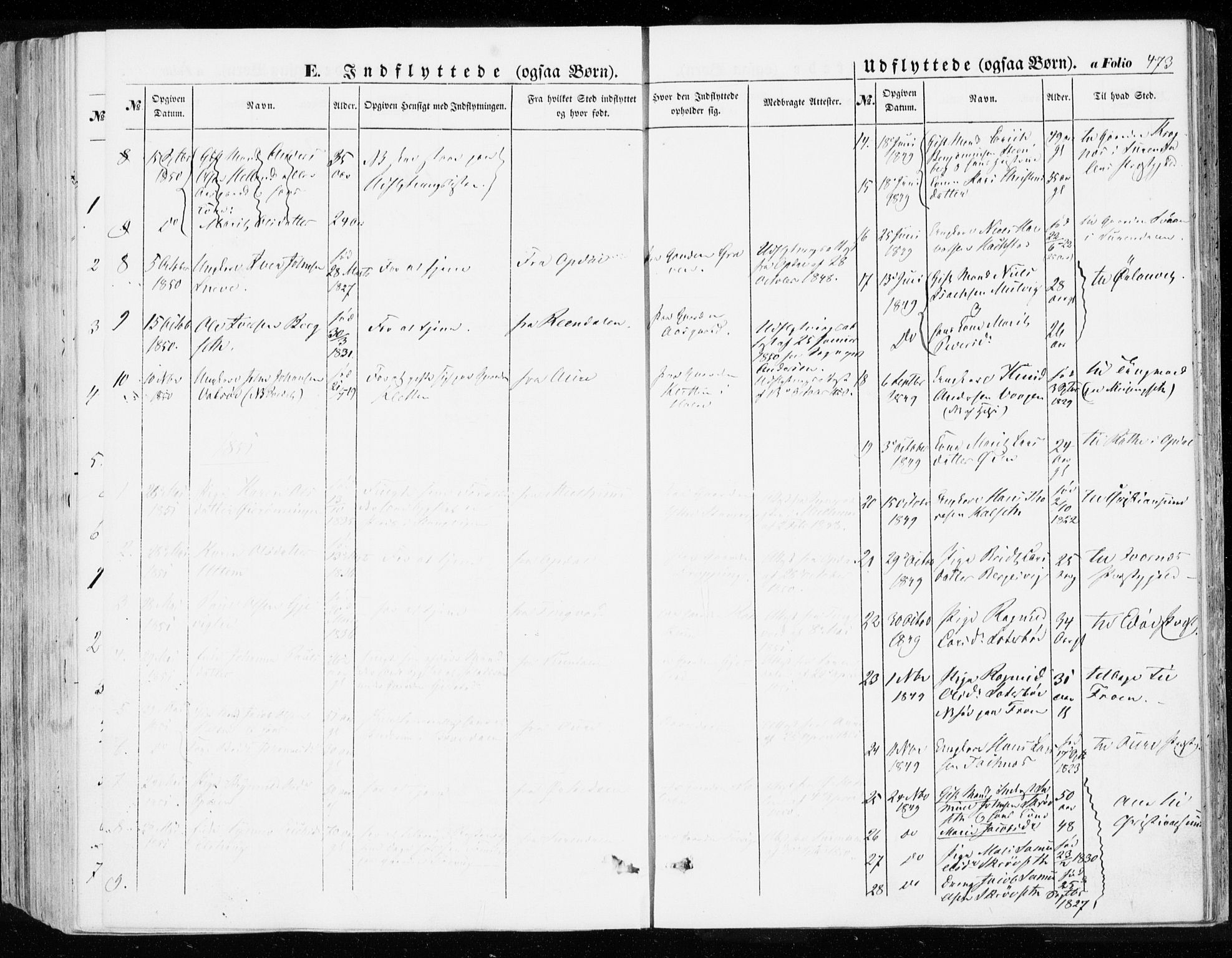 Ministerialprotokoller, klokkerbøker og fødselsregistre - Møre og Romsdal, AV/SAT-A-1454/592/L1026: Parish register (official) no. 592A04, 1849-1867, p. 473