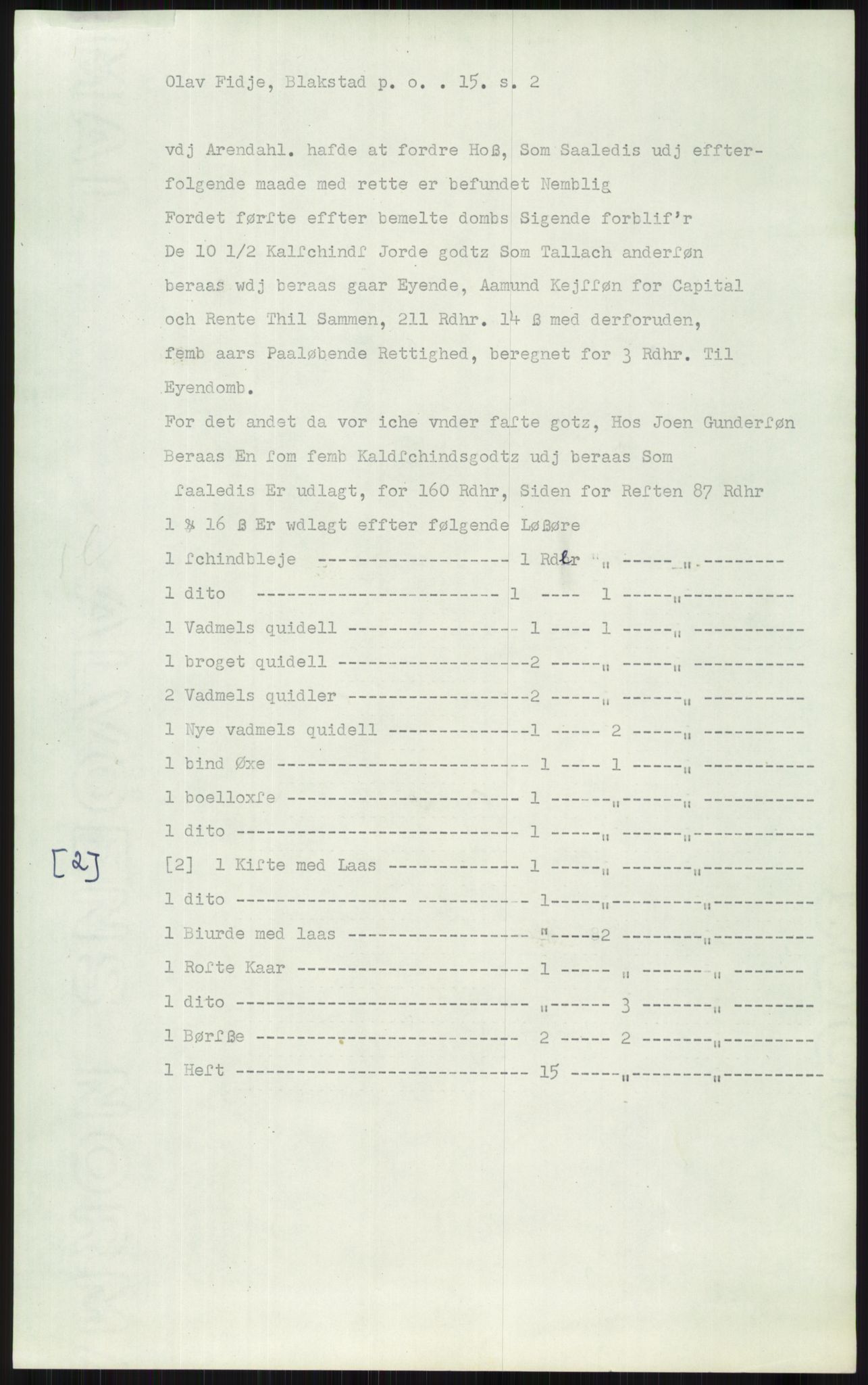 Samlinger til kildeutgivelse, Diplomavskriftsamlingen, AV/RA-EA-4053/H/Ha, p. 1898