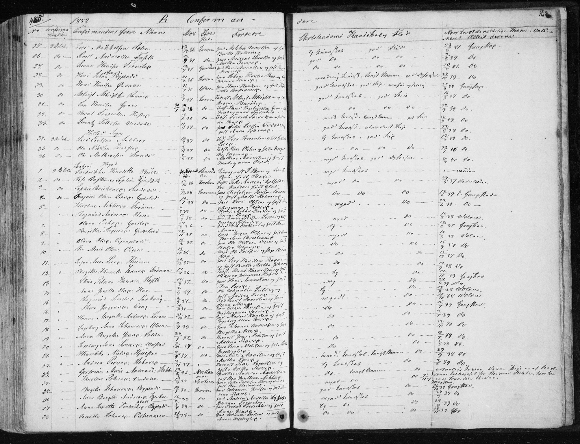 Ministerialprotokoller, klokkerbøker og fødselsregistre - Nord-Trøndelag, SAT/A-1458/730/L0280: Parish register (official) no. 730A07 /1, 1840-1854, p. 485