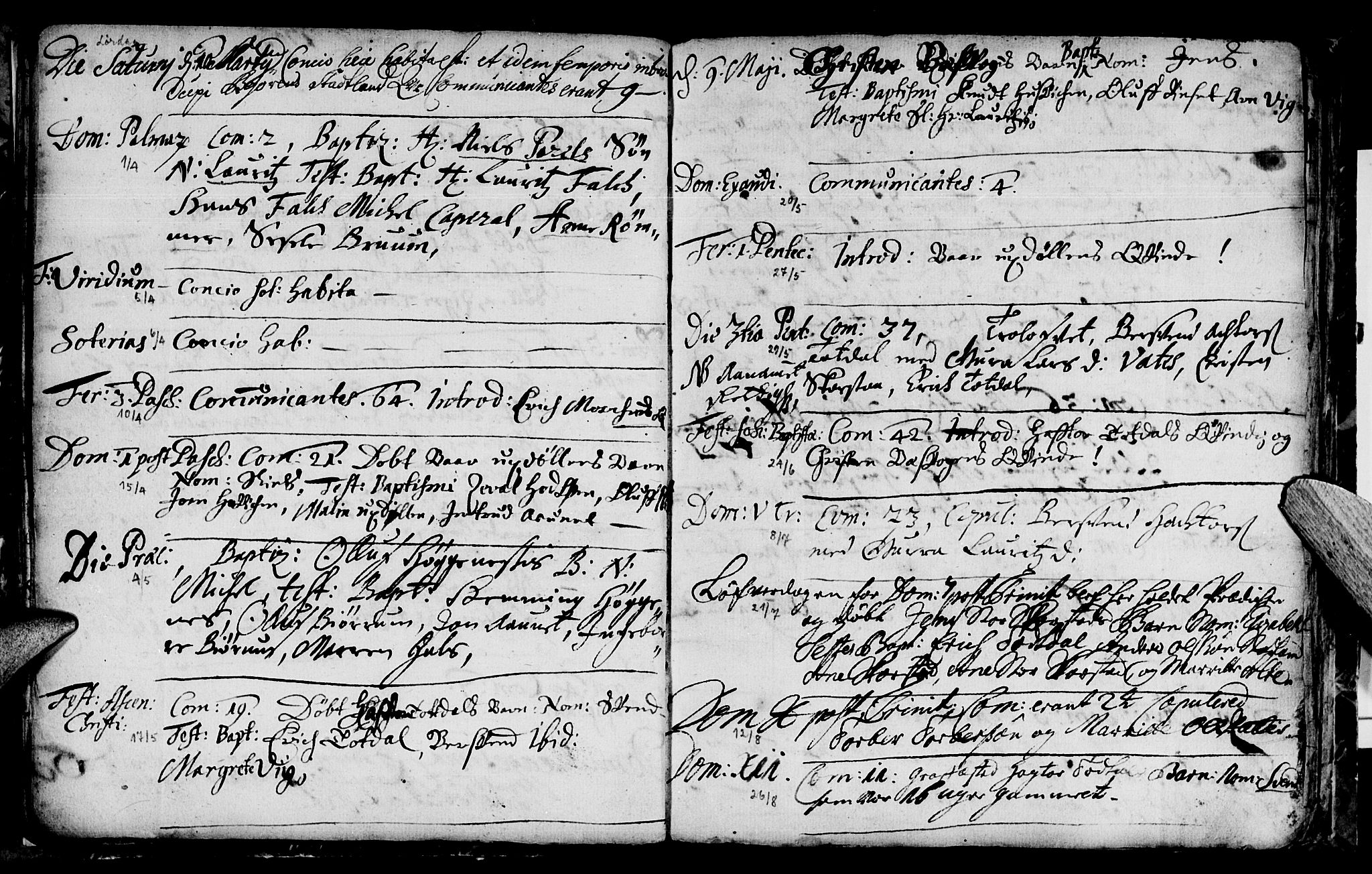 Ministerialprotokoller, klokkerbøker og fødselsregistre - Nord-Trøndelag, AV/SAT-A-1458/774/L0627: Parish register (official) no. 774A01, 1693-1738