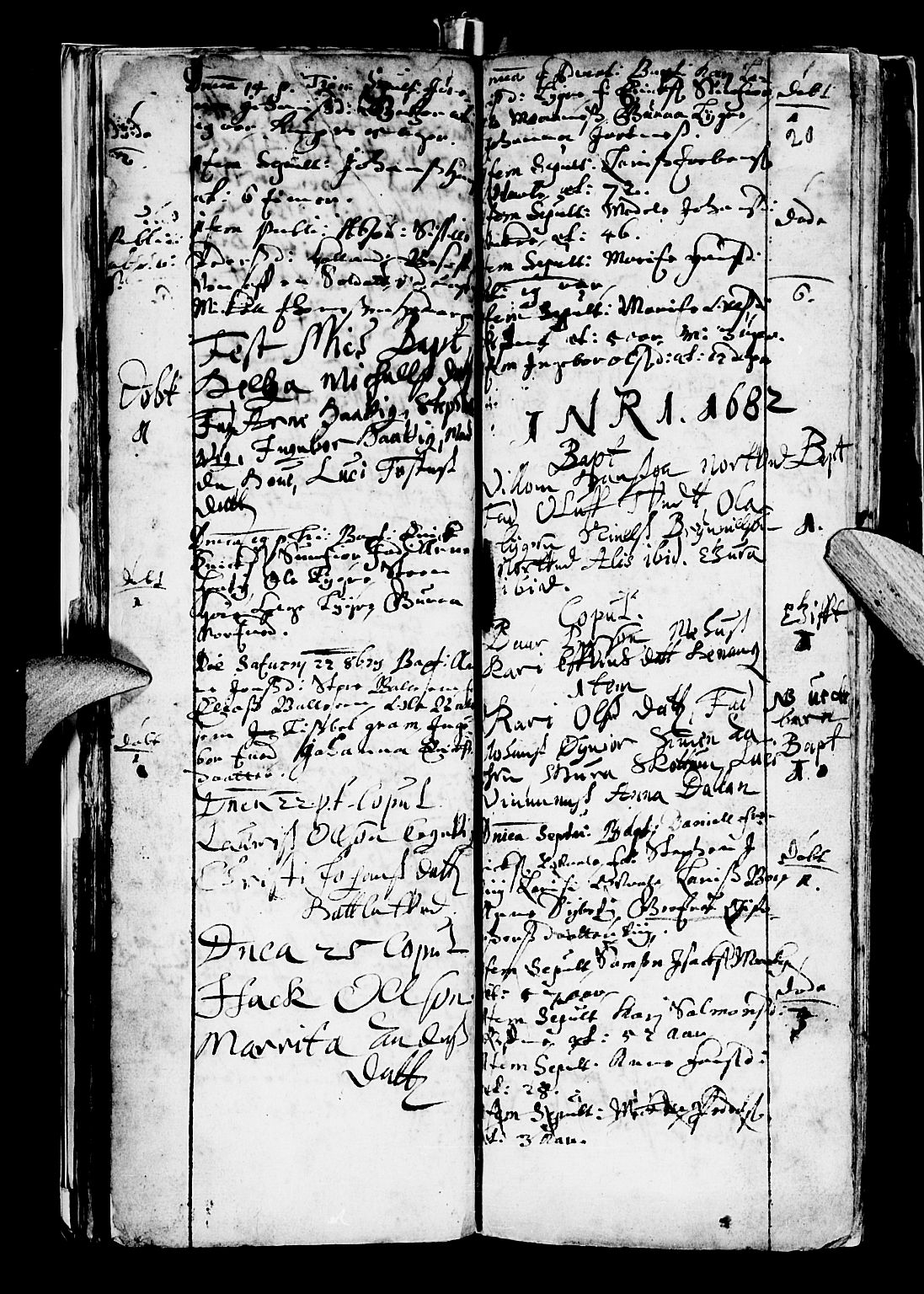 Os sokneprestembete, SAB/A-99929: Parish register (official) no. A 5, 1669-1760, p. 20