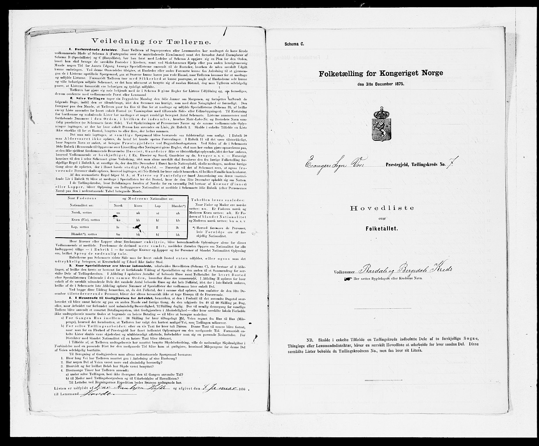 SAB, 1875 census for 1235P Voss, 1875, p. 46