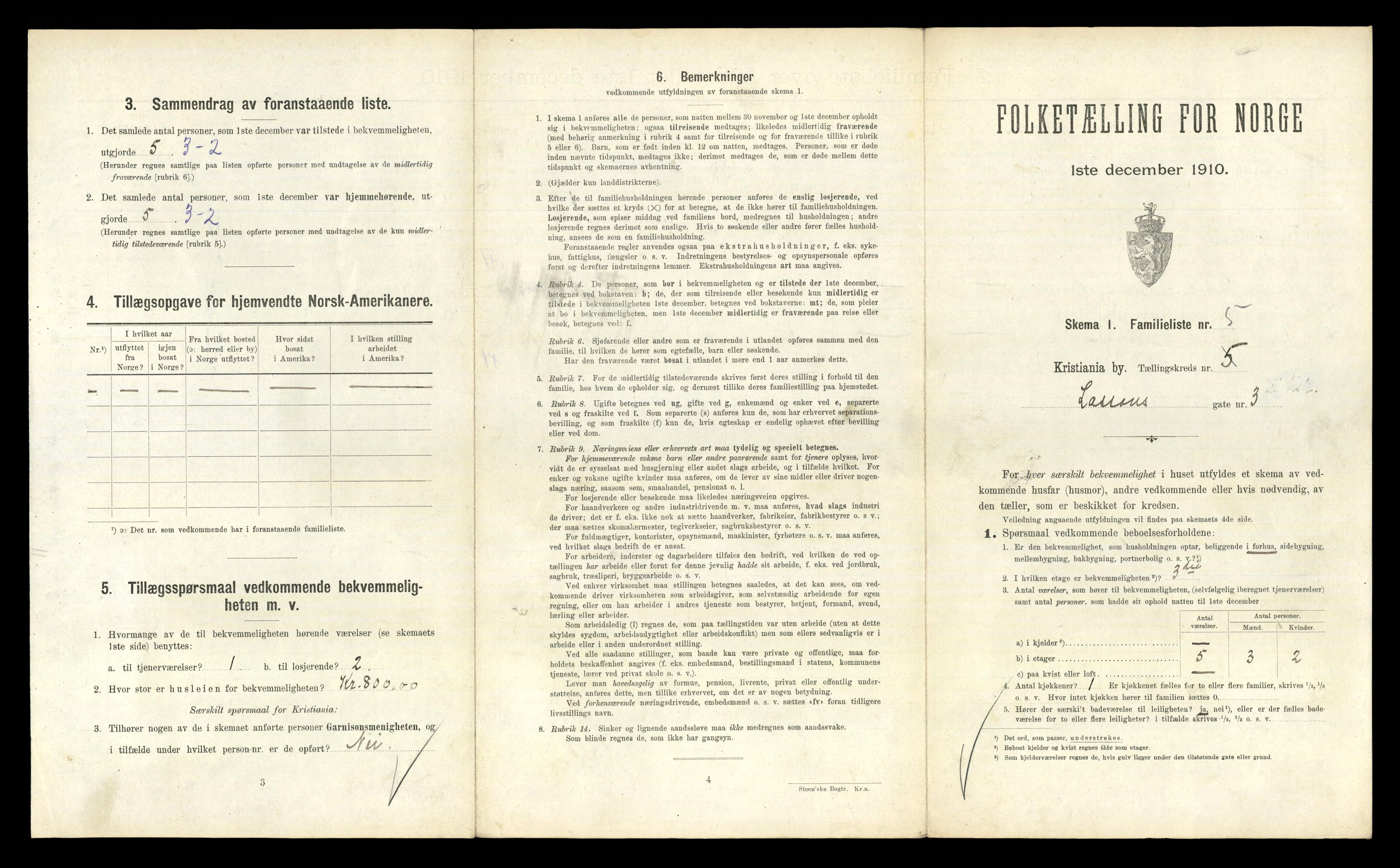 RA, 1910 census for Kristiania, 1910, p. 56229