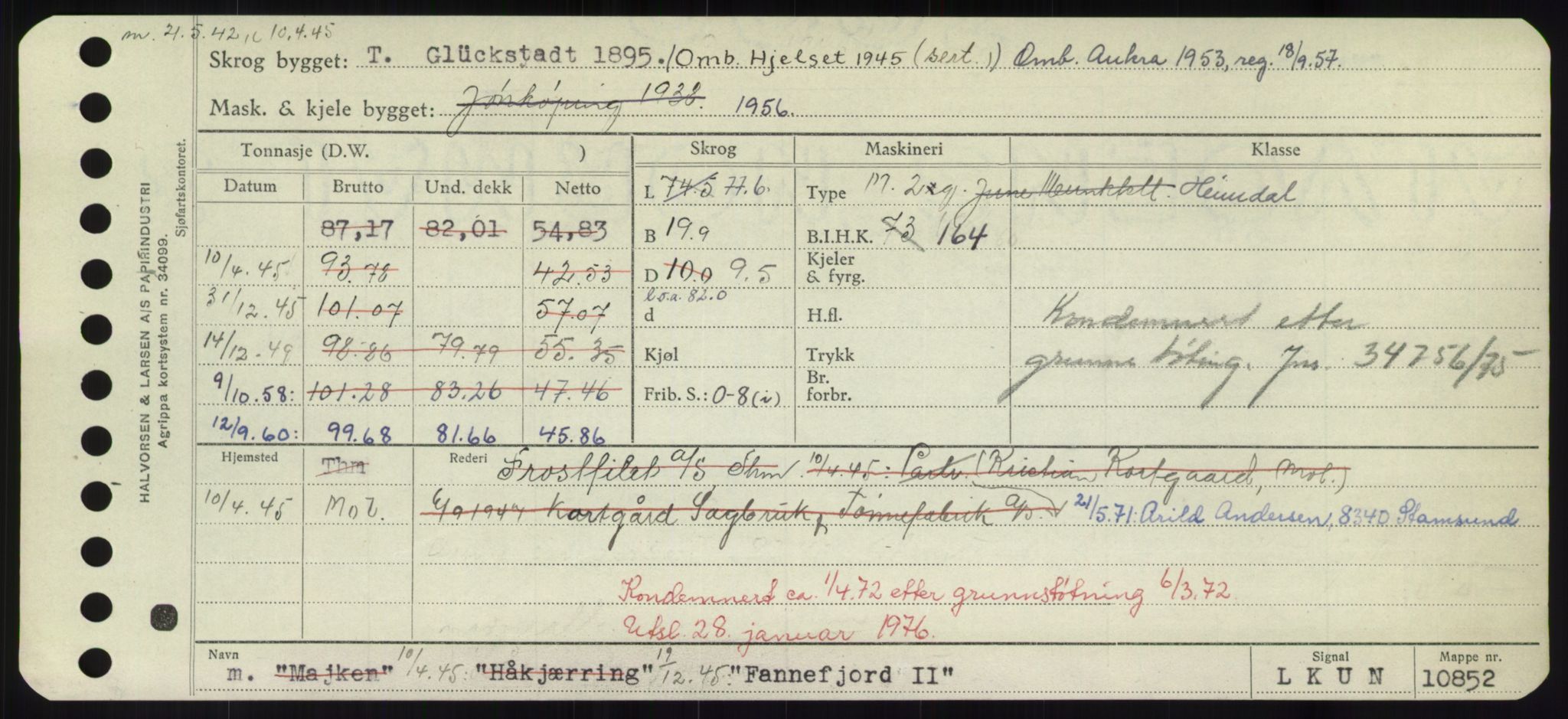 Sjøfartsdirektoratet med forløpere, Skipsmålingen, AV/RA-S-1627/H/Hd/L0010: Fartøy, F-Fjø, p. 135