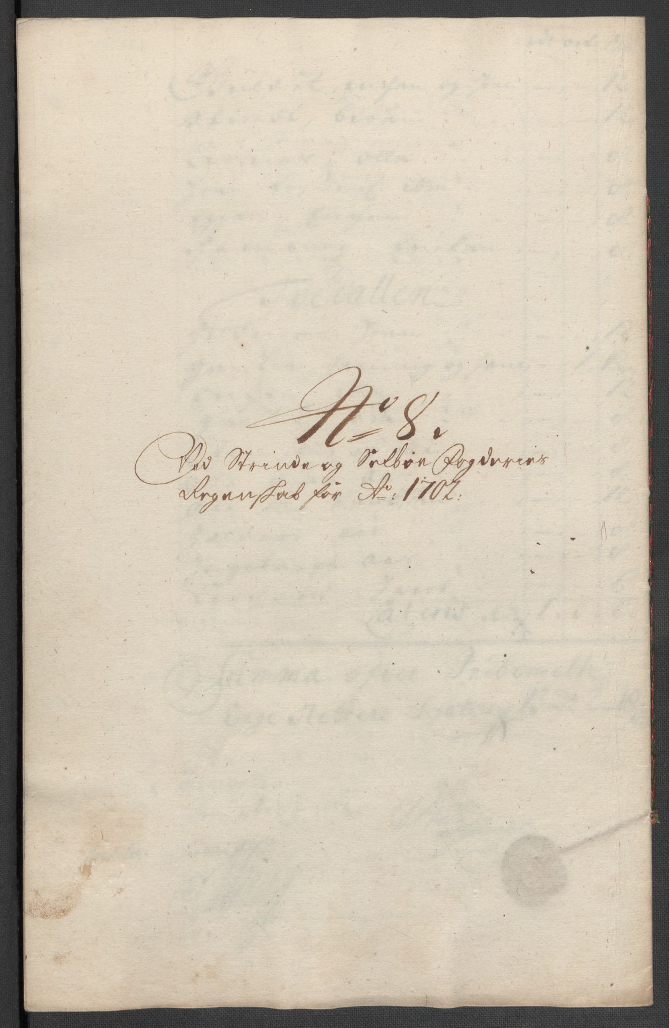 Rentekammeret inntil 1814, Reviderte regnskaper, Fogderegnskap, AV/RA-EA-4092/R61/L4108: Fogderegnskap Strinda og Selbu, 1701-1703, p. 204