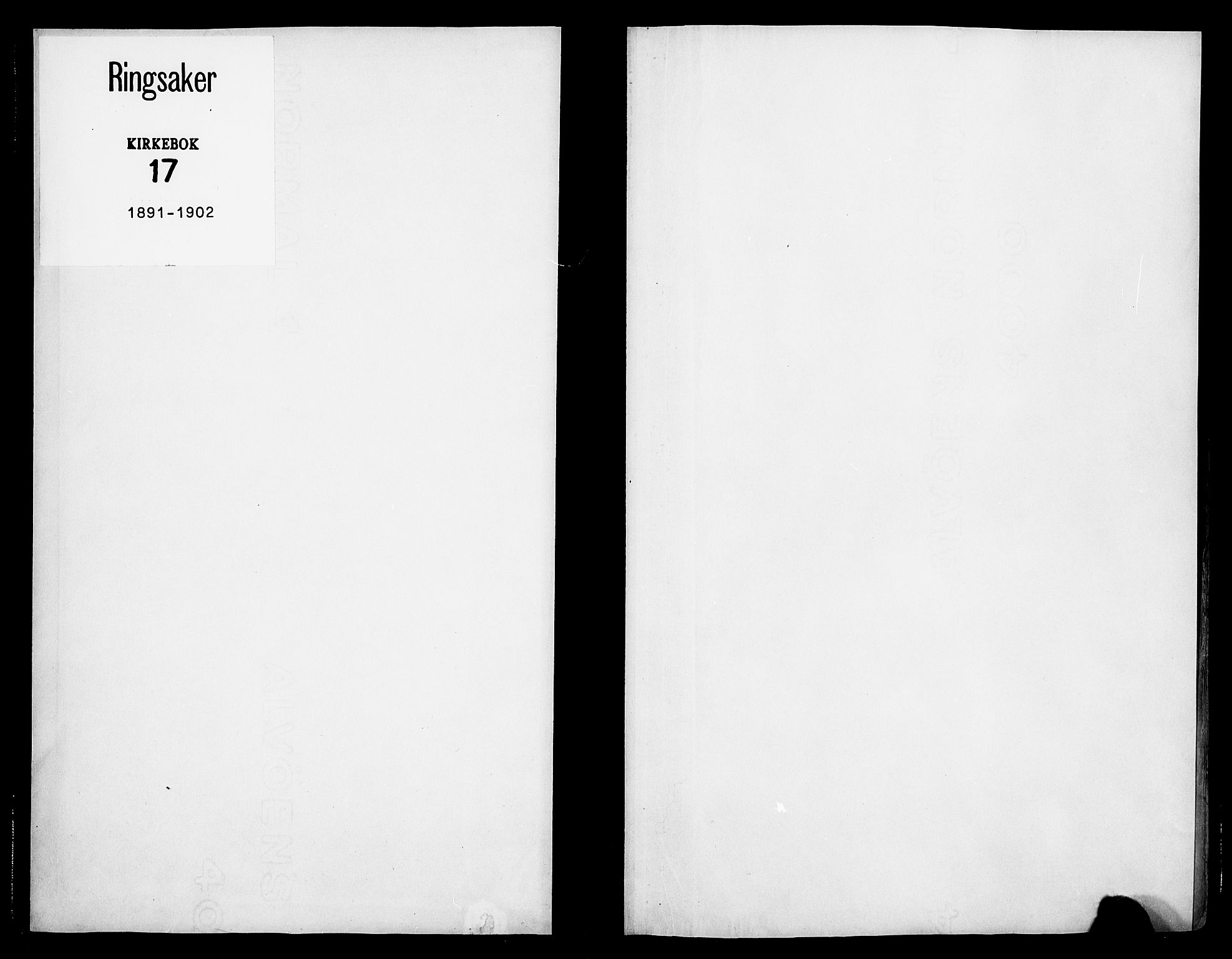 Ringsaker prestekontor, SAH/PREST-014/K/Ka/L0017: Parish register (official) no. 17, 1891-1902