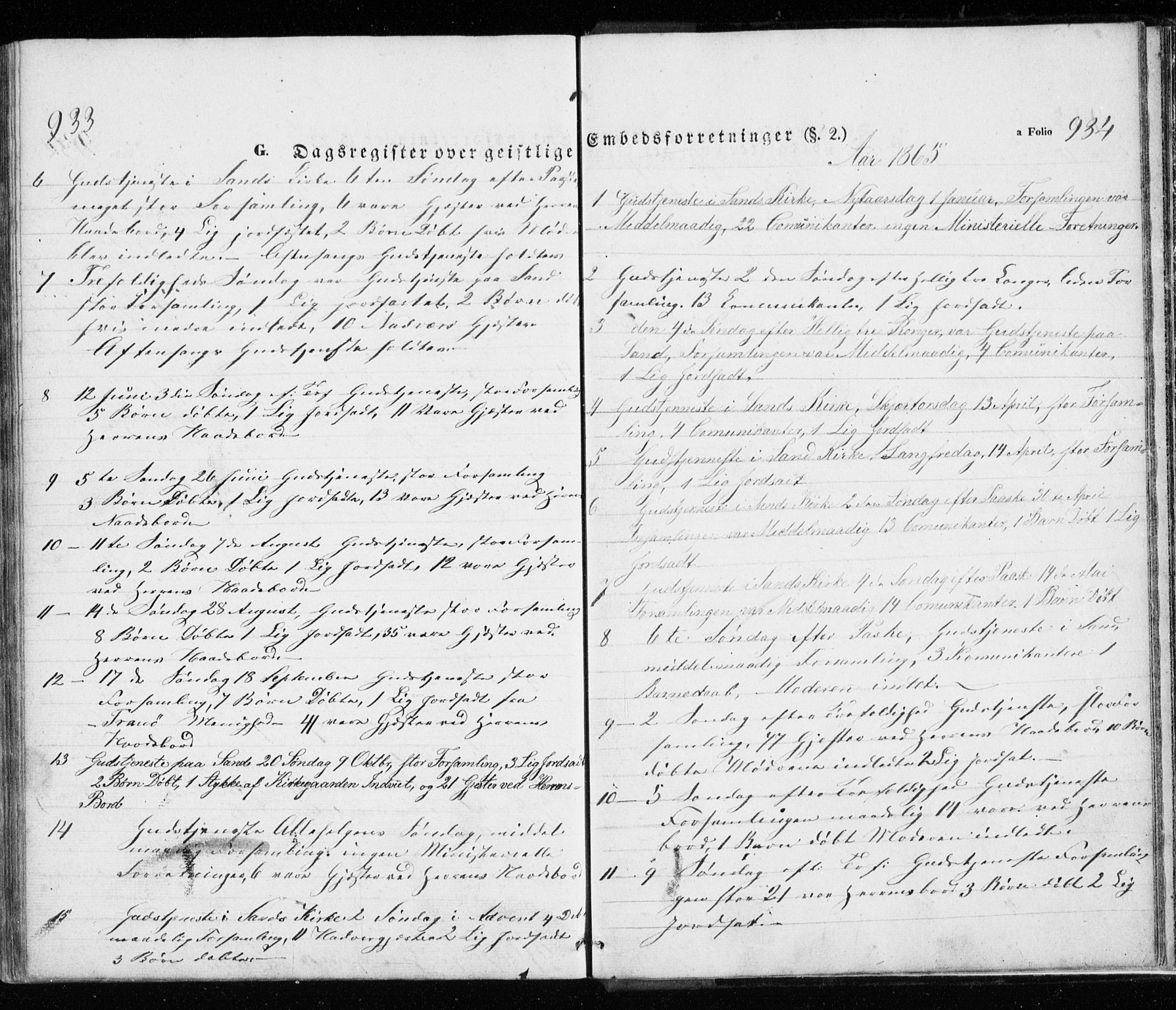 Trondenes sokneprestkontor, SATØ/S-1319/H/Ha/L0010kirke: Parish register (official) no. 10, 1840-1865, p. 933-934