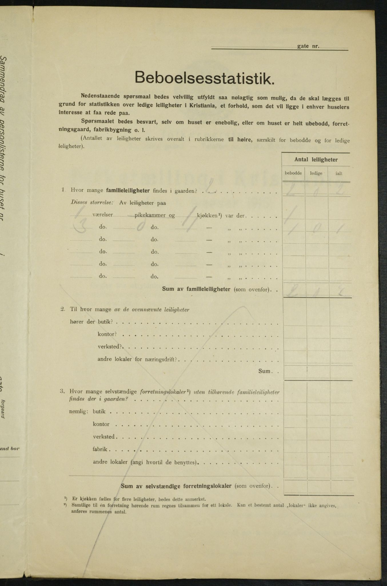 OBA, Municipal Census 1915 for Kristiania, 1915, p. 22727