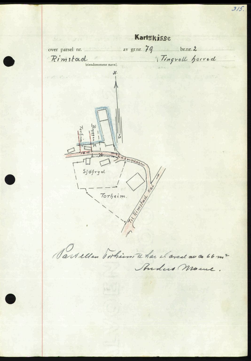 Nordmøre sorenskriveri, AV/SAT-A-4132/1/2/2Ca: Mortgage book no. A114, 1950-1950, Diary no: : 662/1950