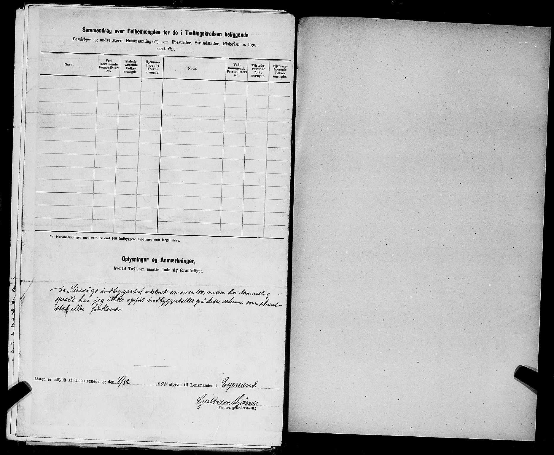 SAST, 1900 census for Ogna, 1900, p. 14