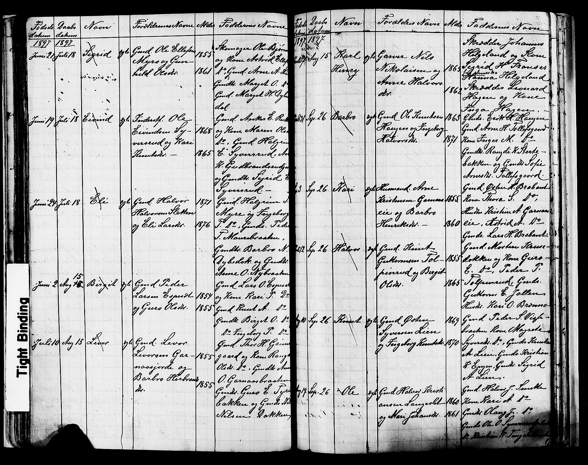 Nes kirkebøker, SAKO/A-236/G/Ga/L0003: Parish register (copy) no. I 3, 1889-1909
