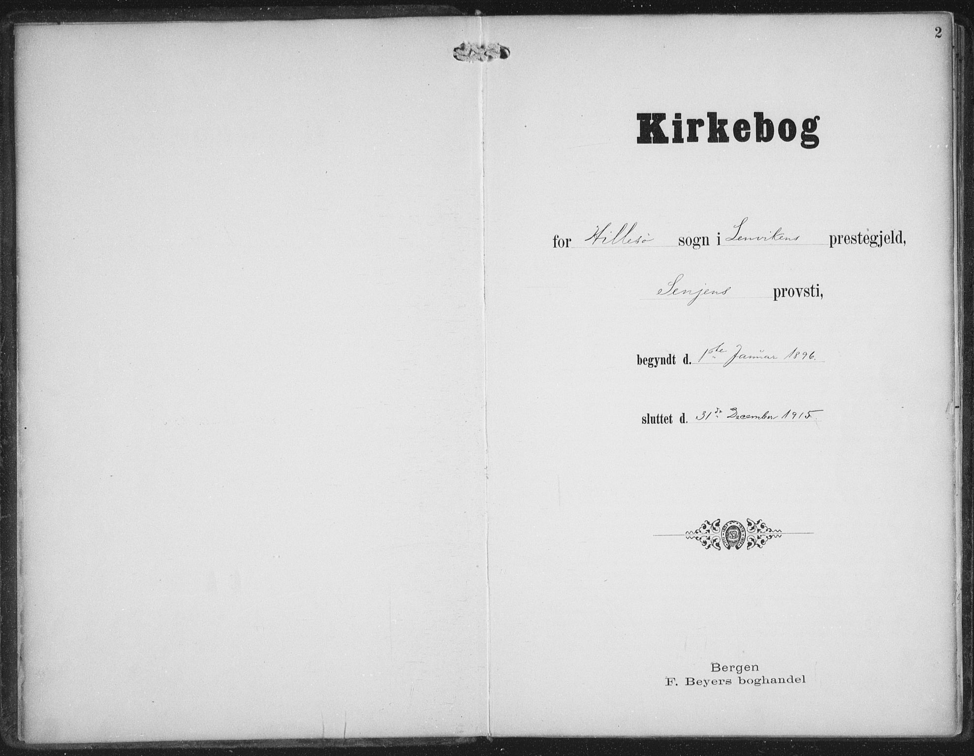 Lenvik sokneprestembete, AV/SATØ-S-1310/H/Ha/Haa/L0015kirke: Parish register (official) no. 15, 1896-1915, p. 2