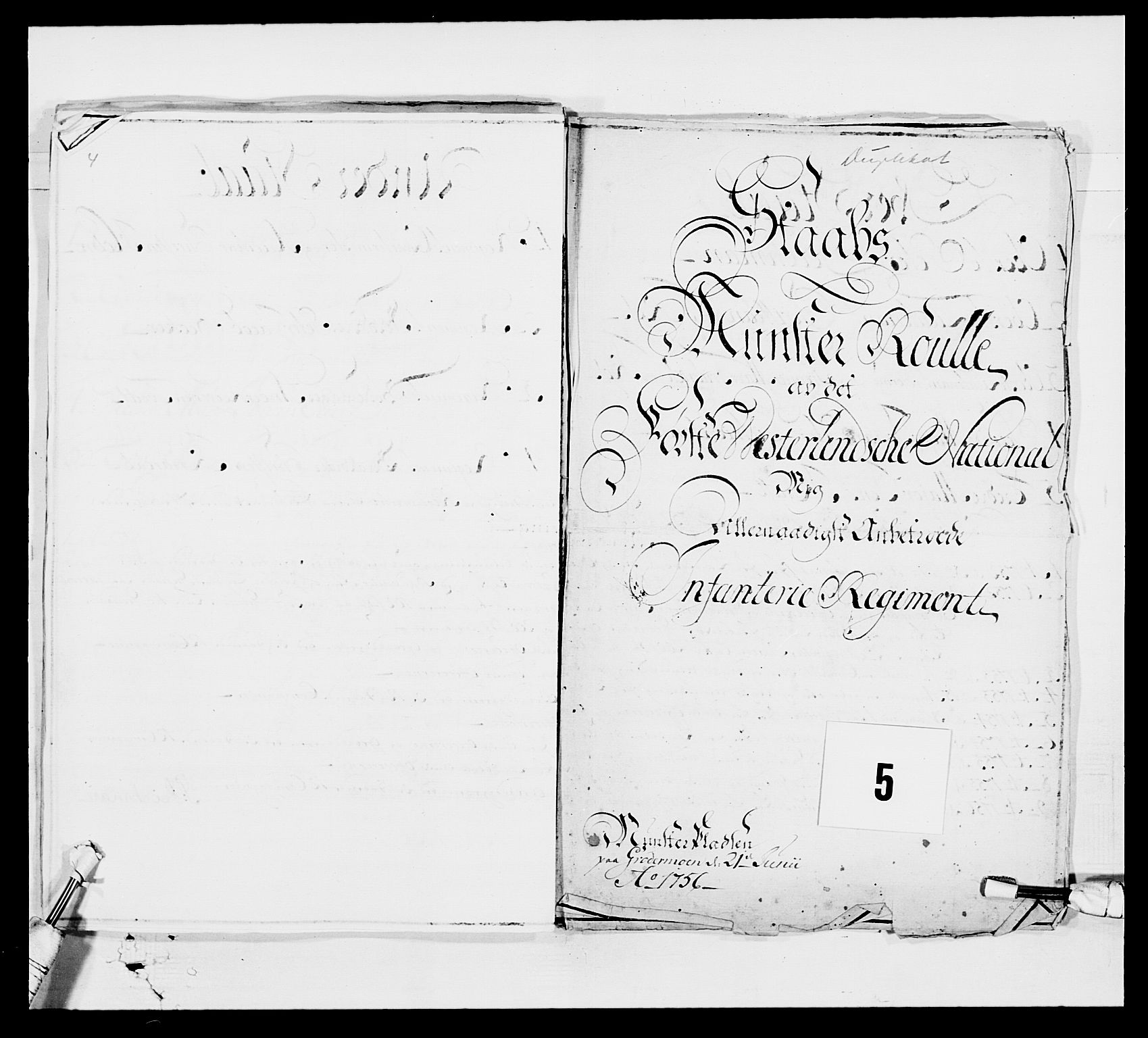 Kommanderende general (KG I) med Det norske krigsdirektorium, AV/RA-EA-5419/E/Ea/L0522b: 1. Vesterlenske regiment, 1756-1767, p. 33
