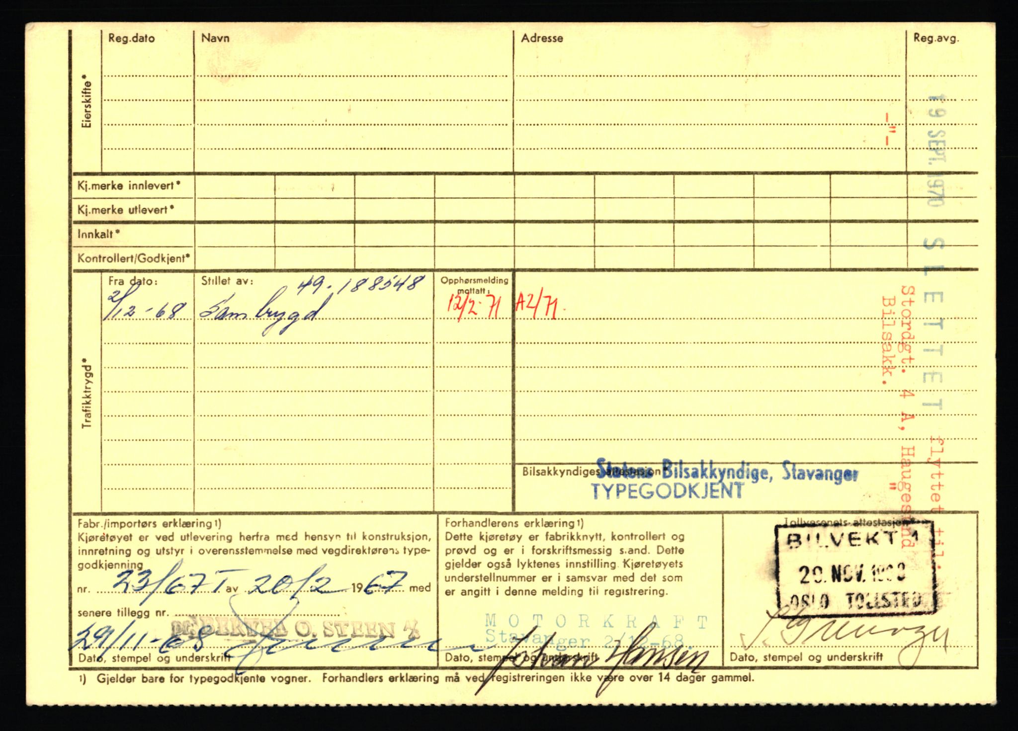 Stavanger trafikkstasjon, AV/SAST-A-101942/0/F/L0072: L-82200 - L-84099, 1930-1971, p. 1590