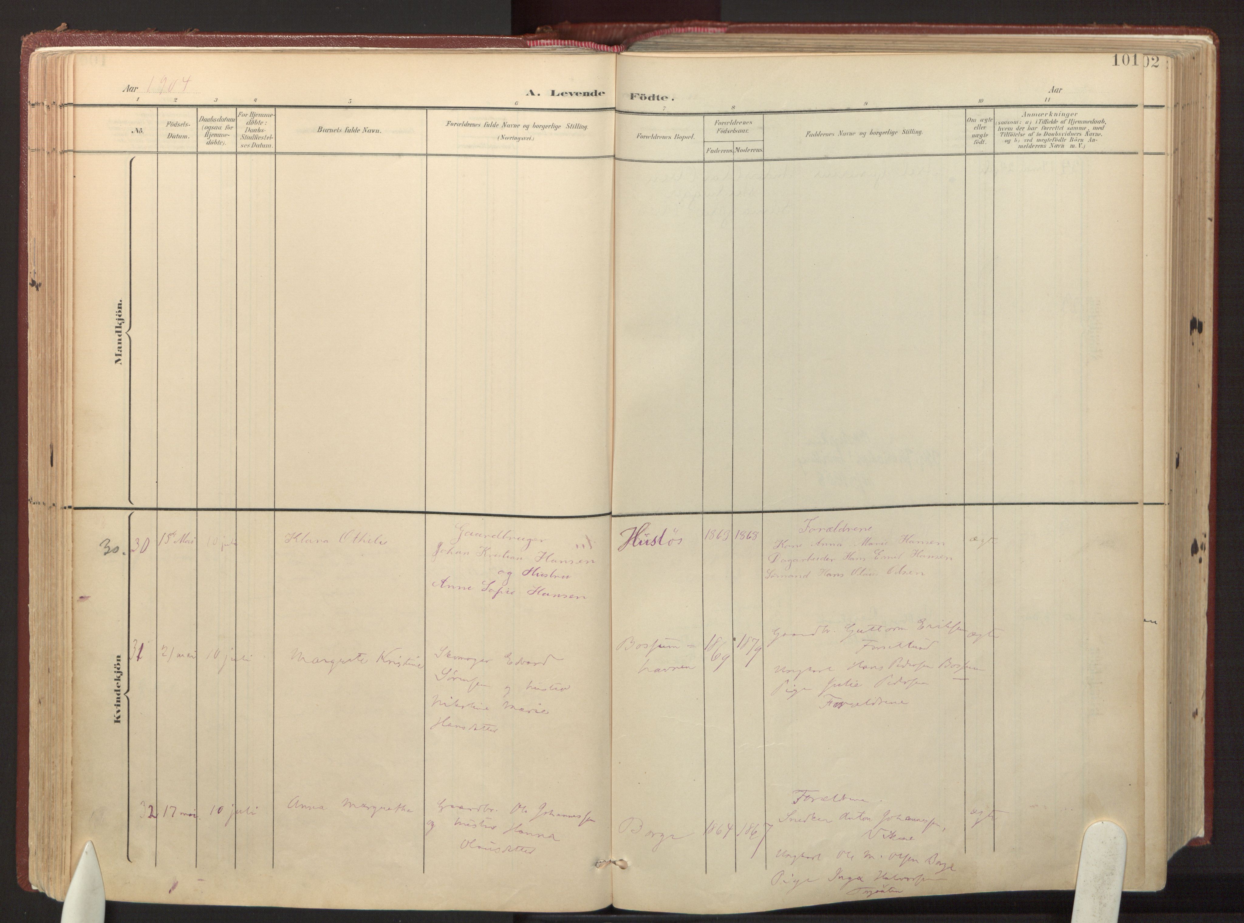 Onsøy prestekontor Kirkebøker, AV/SAO-A-10914/F/Fa/L0008: Parish register (official) no. I 8, 1899-1923, p. 101