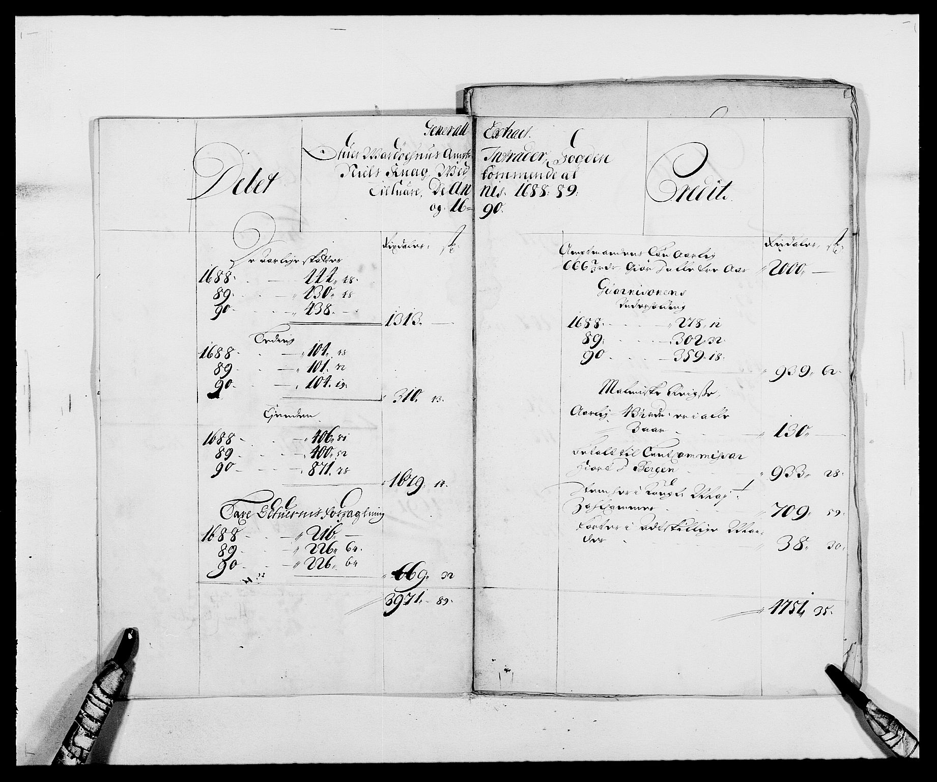 Rentekammeret inntil 1814, Reviderte regnskaper, Fogderegnskap, AV/RA-EA-4092/R69/L4850: Fogderegnskap Finnmark/Vardøhus, 1680-1690, p. 203