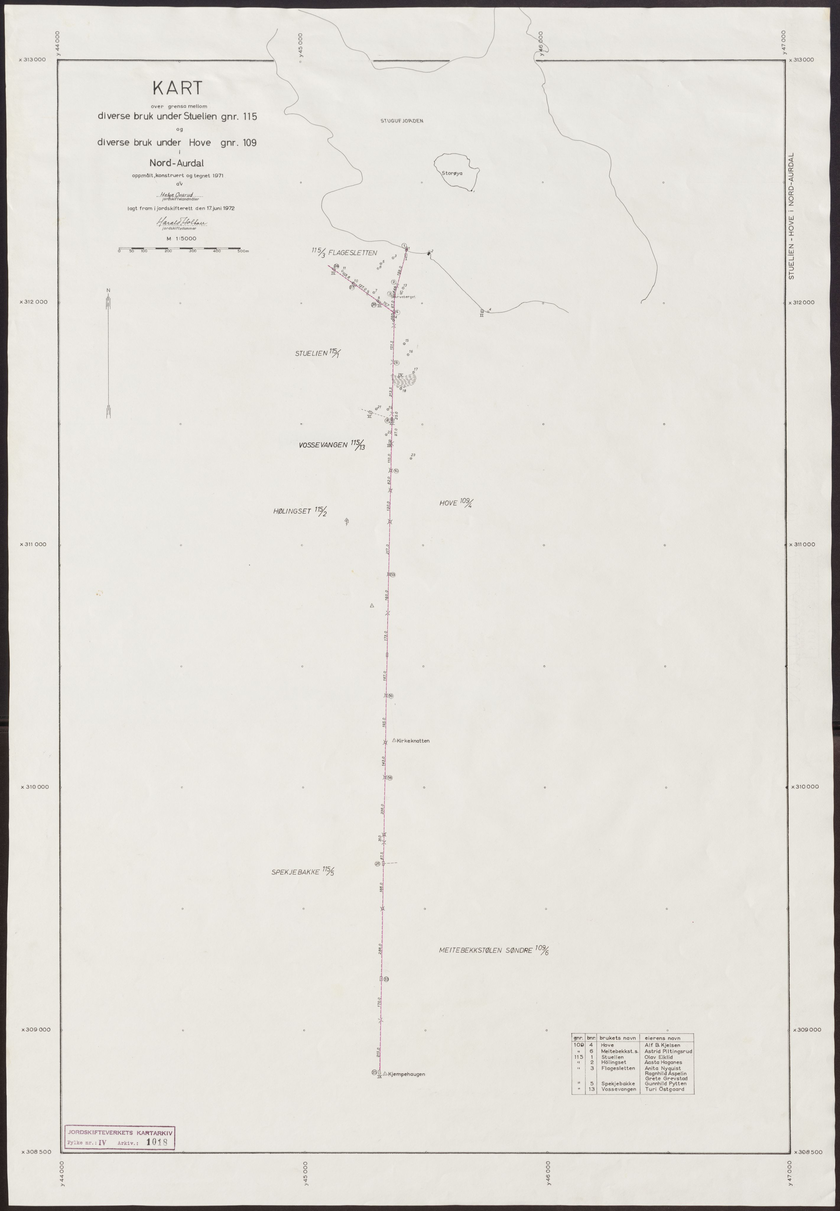 Jordskifteverkets kartarkiv, AV/RA-S-3929/T, 1859-1988, p. 1278