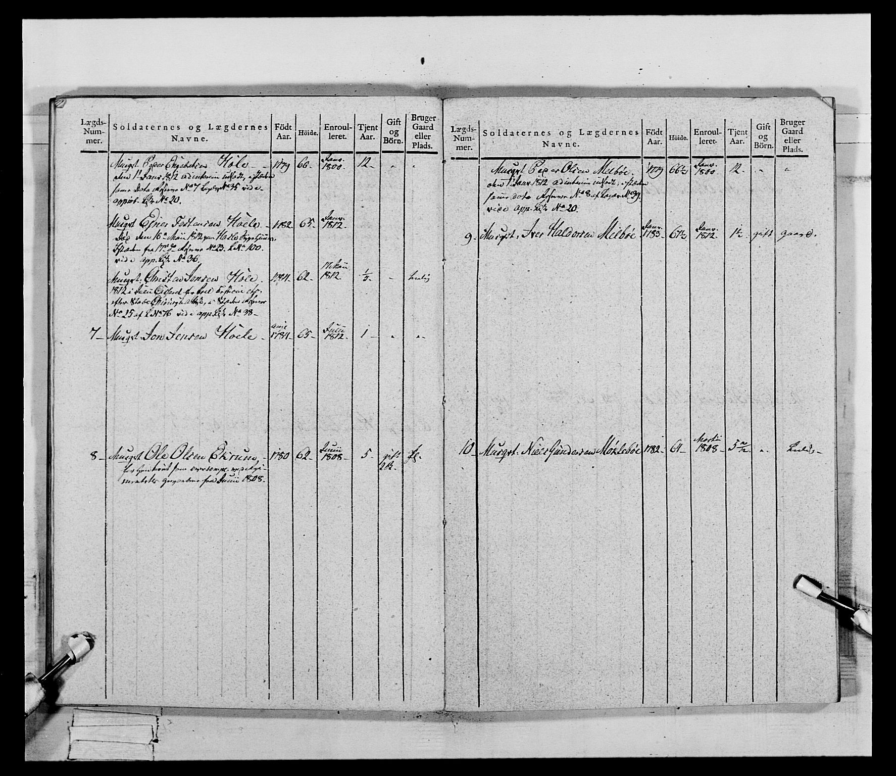 Generalitets- og kommissariatskollegiet, Det kongelige norske kommissariatskollegium, AV/RA-EA-5420/E/Eh/L0069: Opplandske gevorbne infanteriregiment, 1810-1818, p. 519