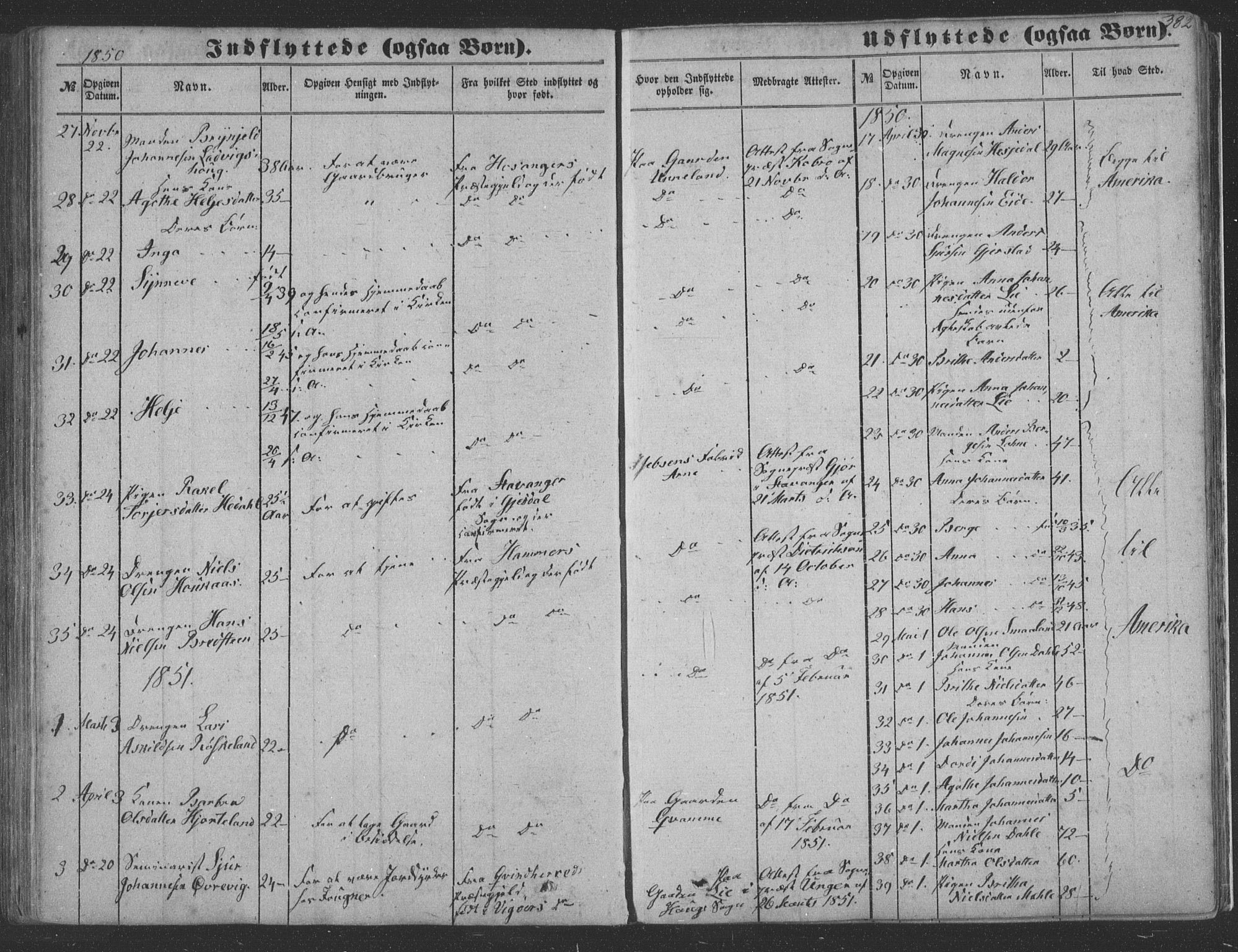 Haus sokneprestembete, SAB/A-75601/H/Haa: Parish register (official) no. A 16 II, 1848-1857, p. 382