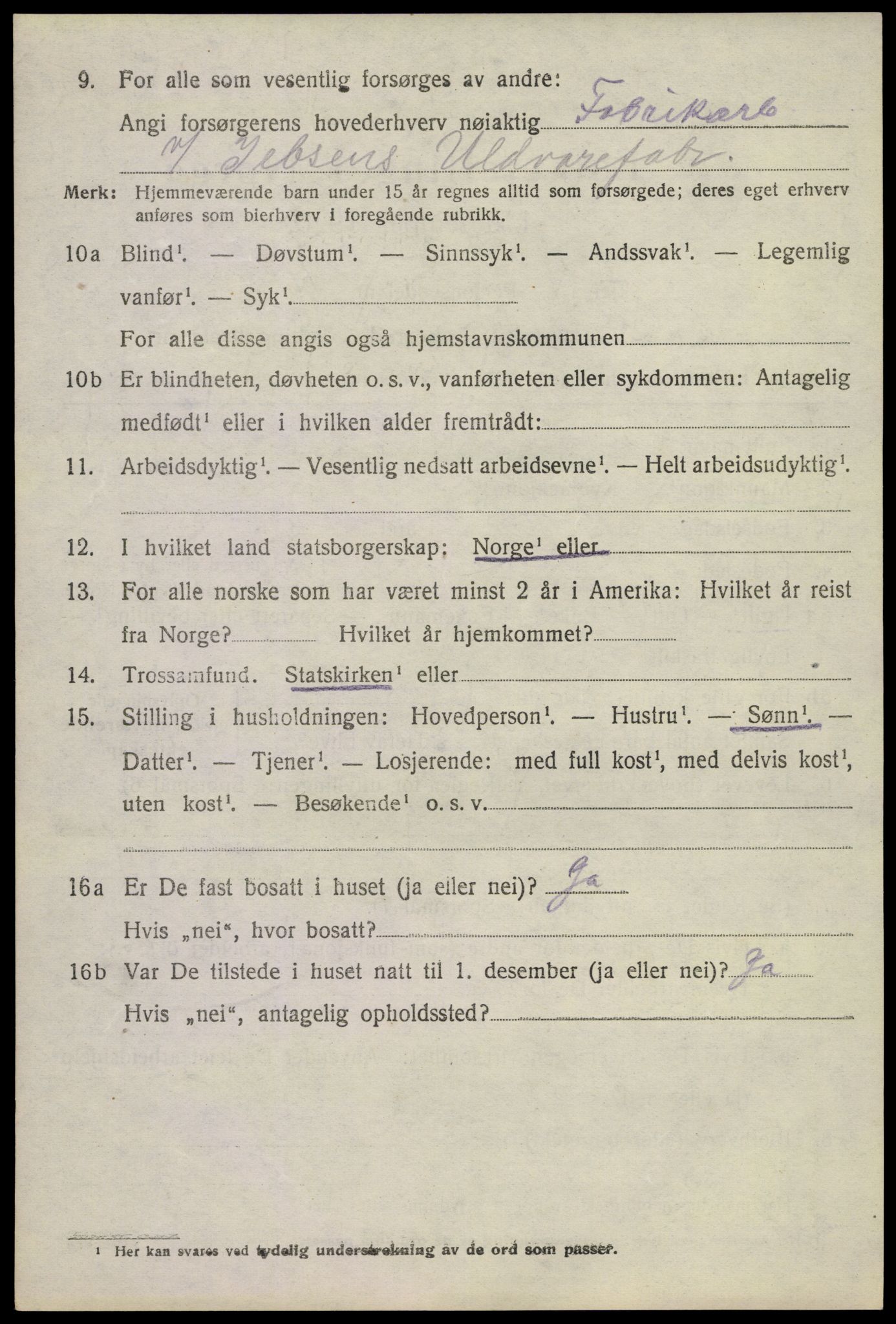 SAKO, 1920 census for Strømm, 1920, p. 1176