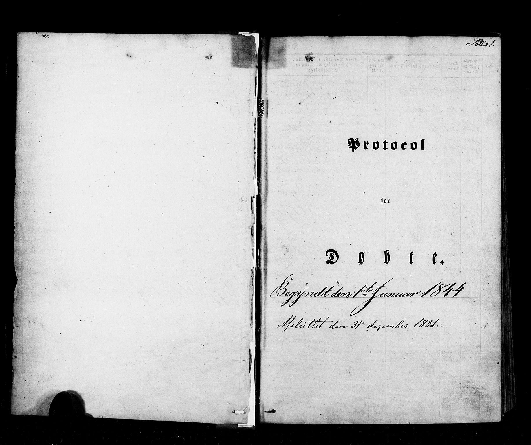 Ministerialprotokoller, klokkerbøker og fødselsregistre - Møre og Romsdal, AV/SAT-A-1454/520/L0275: Parish register (official) no. 520A05, 1844-1881, p. 1