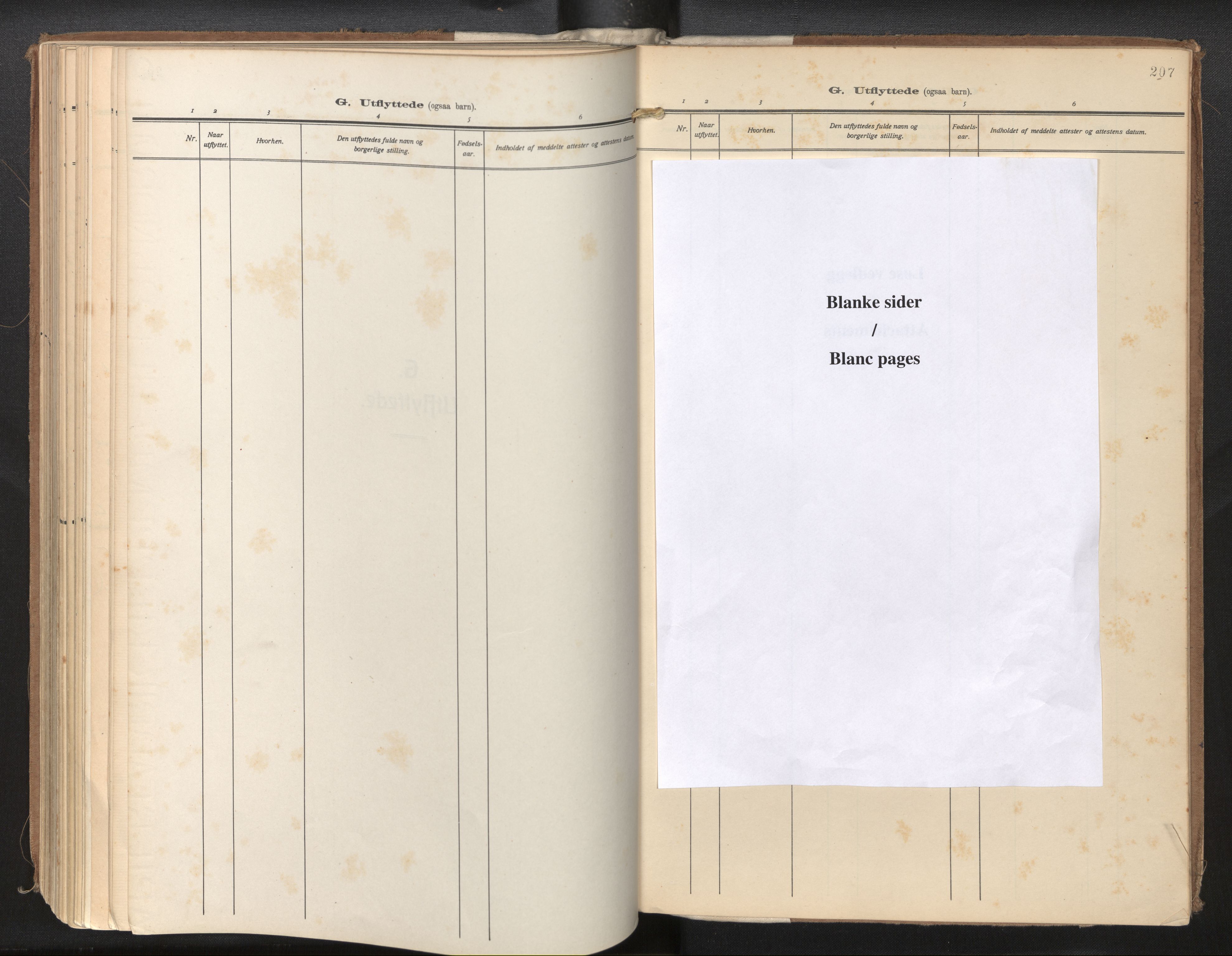 Den norske sjømannsmisjon i utlandet/New Orleans-Mobile-Gulfhavnene, AV/SAB-SAB/PA-0115/H/Ha/L0001: Parish register (official) no. A 1, 1927-1978, p. 206b-207a