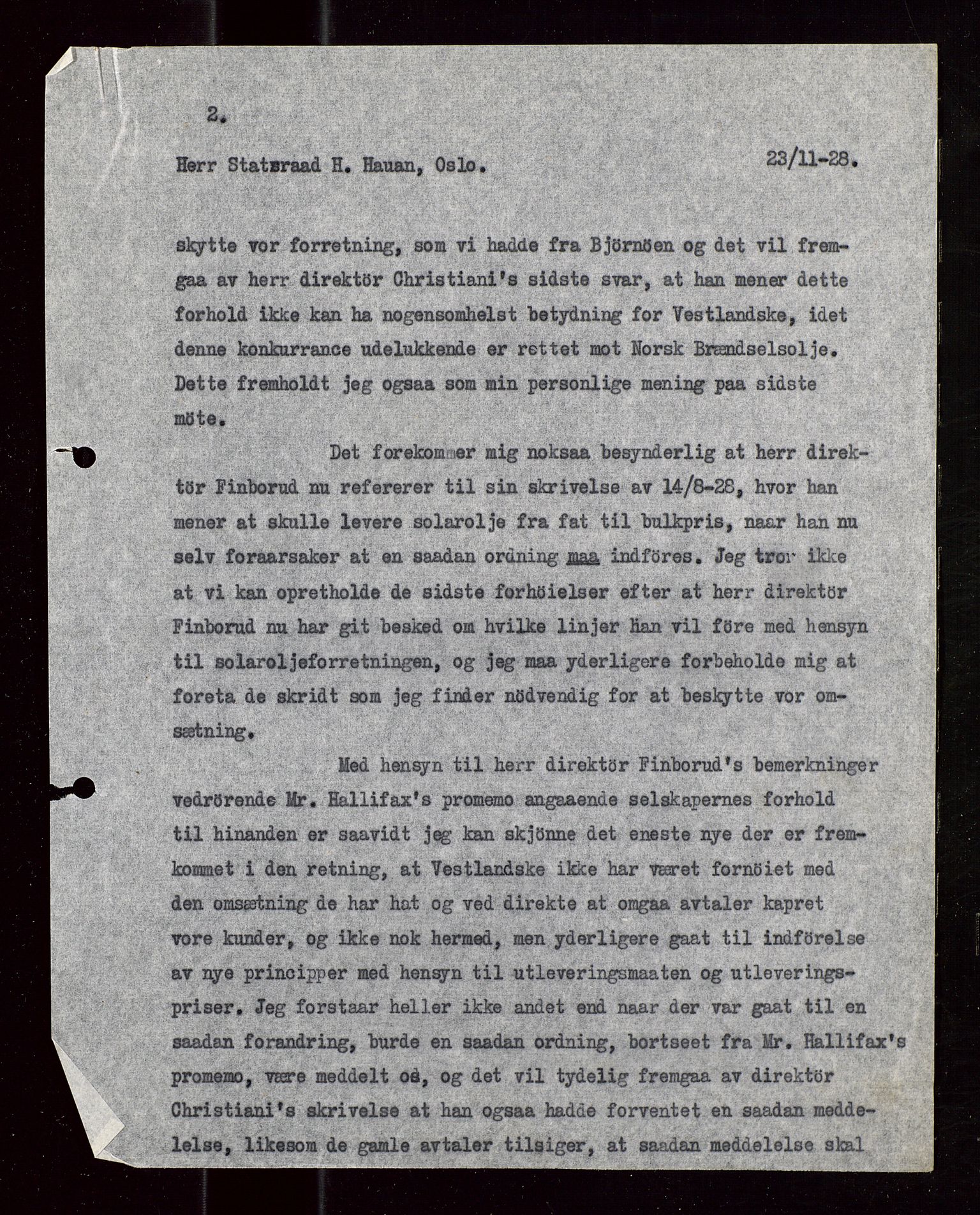 Pa 1521 - A/S Norske Shell, AV/SAST-A-101915/E/Ea/Eaa/L0015: Sjefskorrespondanse, 1928-1929, p. 24