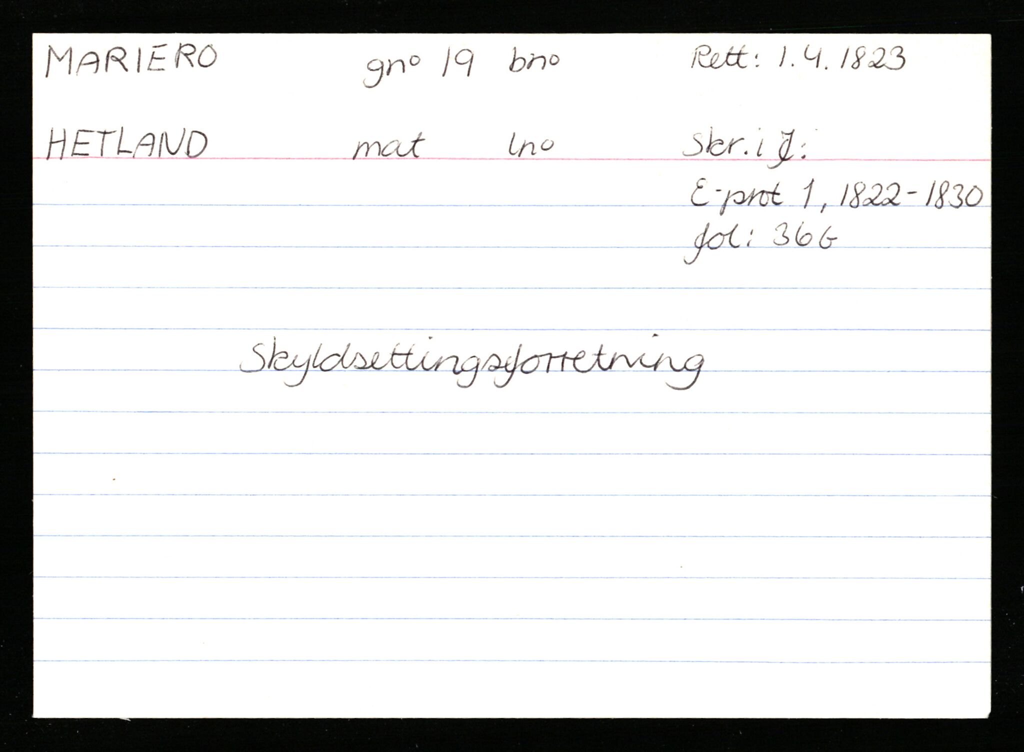 Statsarkivet i Stavanger, AV/SAST-A-101971/03/Y/Ym/L0037: Åstedskort sortert etter gårdsnavn: Lædre - Mauland, 1600-1950, p. 452